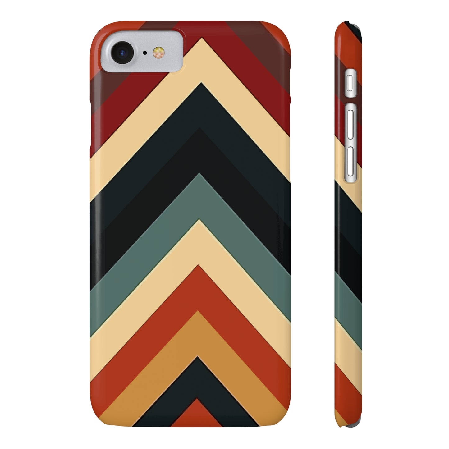 RETRO TRIANGLE STRIPE | Slim iPhone Case - Trovvve