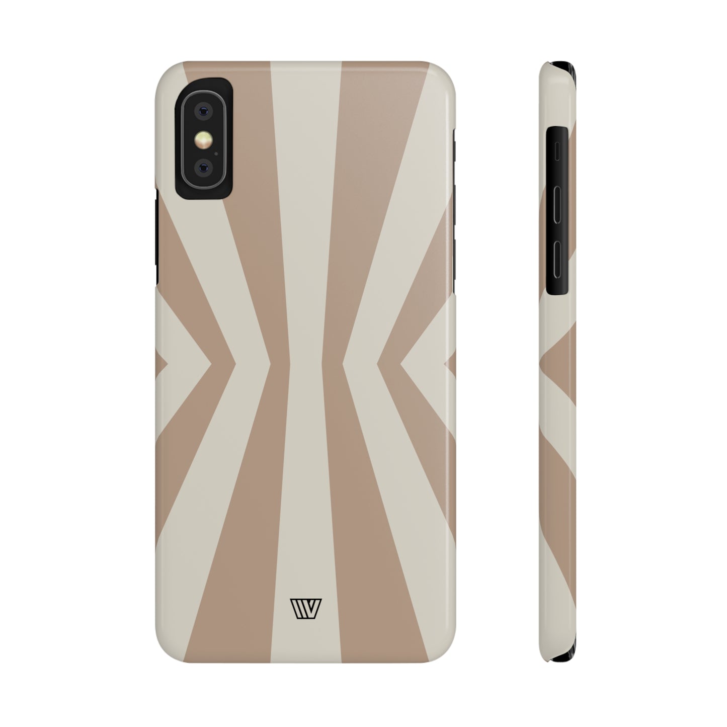 NEUTRAL INWARD LINES | Slim iPhone Case - Trovvve