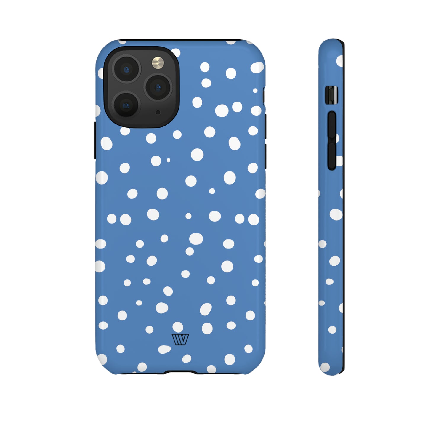DUSTY BLUE DOTS | Tough Phone Case - Trovvve