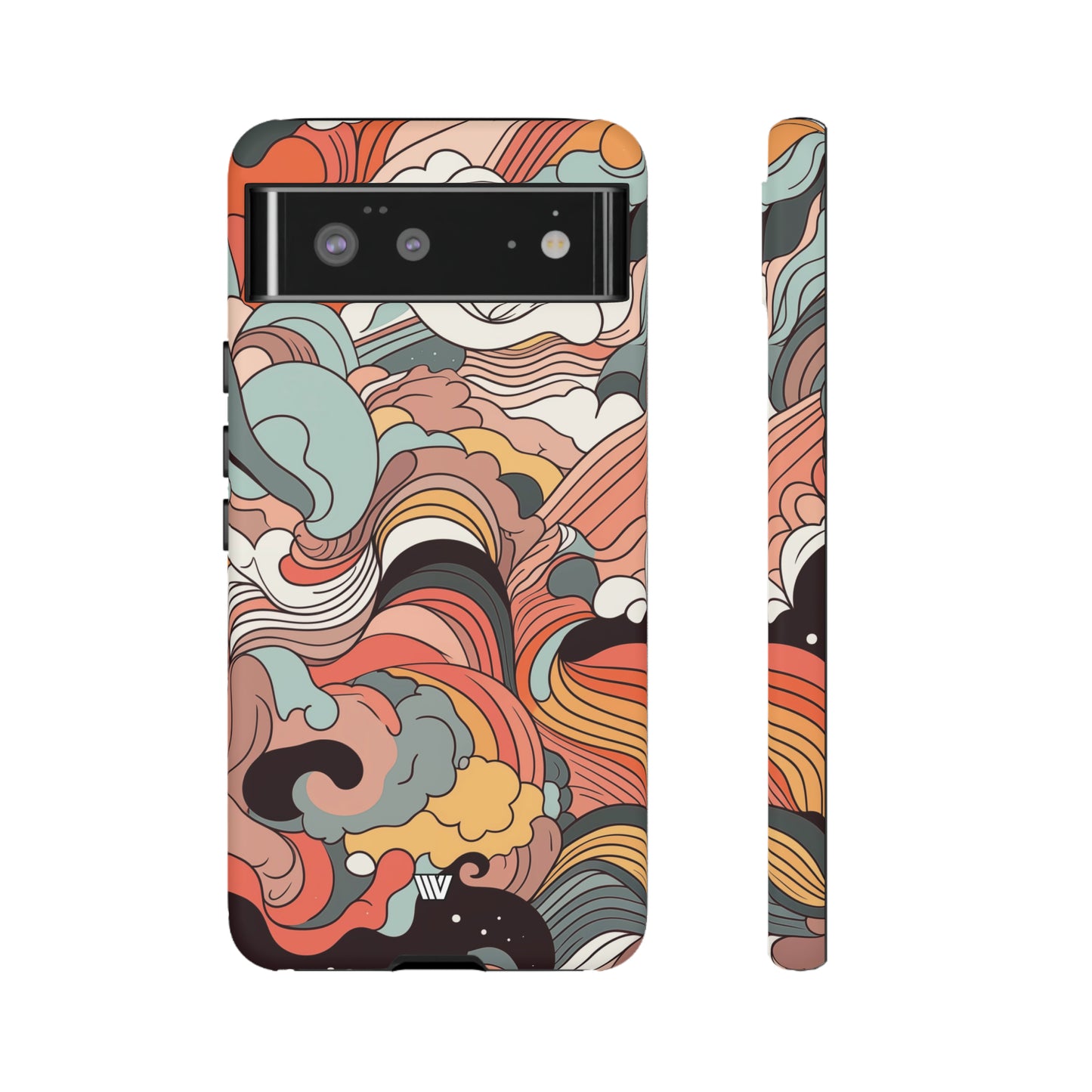 ABSTRACT DOODLE CLOUDS | Tough Phone Case - Trovvve