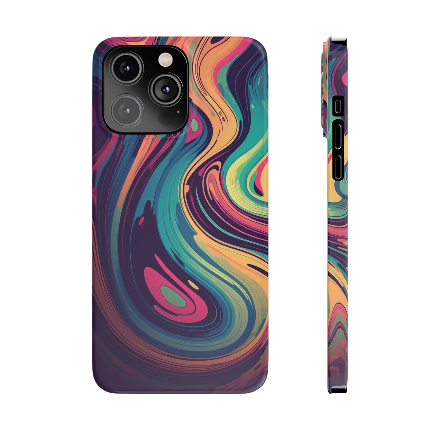 COSMIC LIQUID SWIRL | | Slim iPhone Case - Trovvve