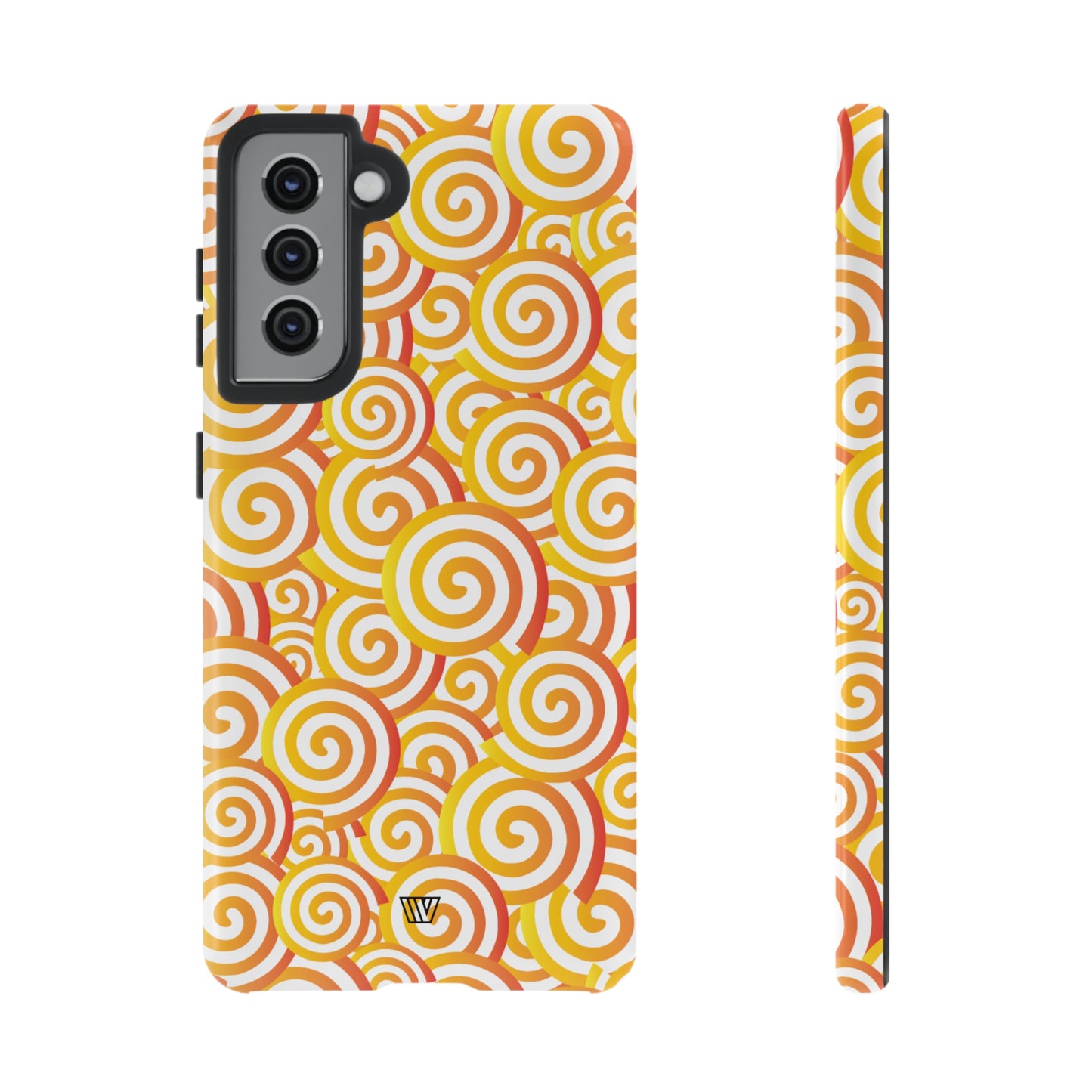 ABSTRACT SPIRAL ORANGE | Tough Phone Case - Trovvve