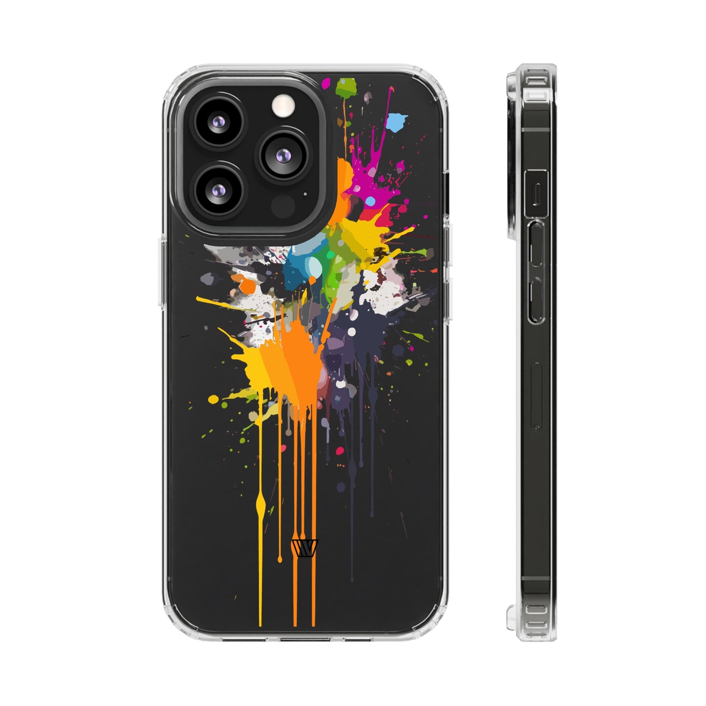 PAINT SPLATTER | Clear Phone Case