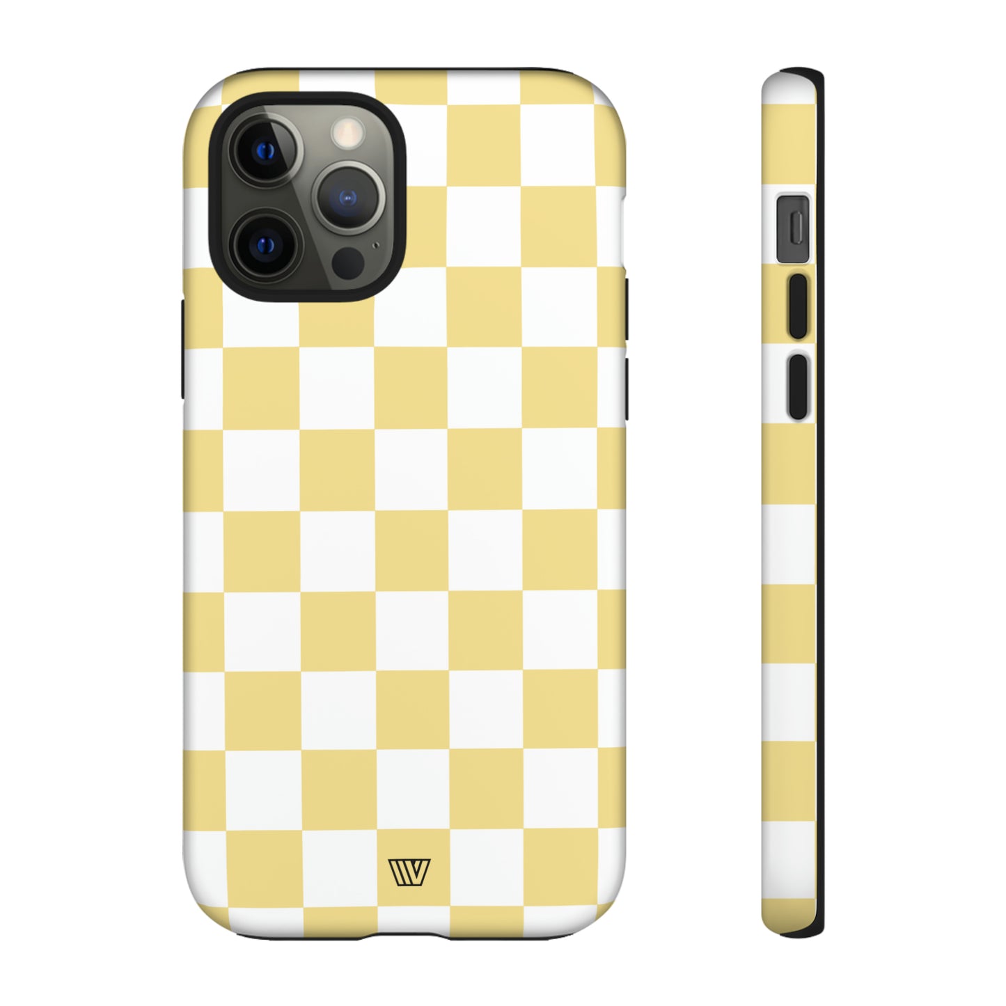 BANANA YELLOW CHECKERBOARD | Tough Phone Case - Trovvve