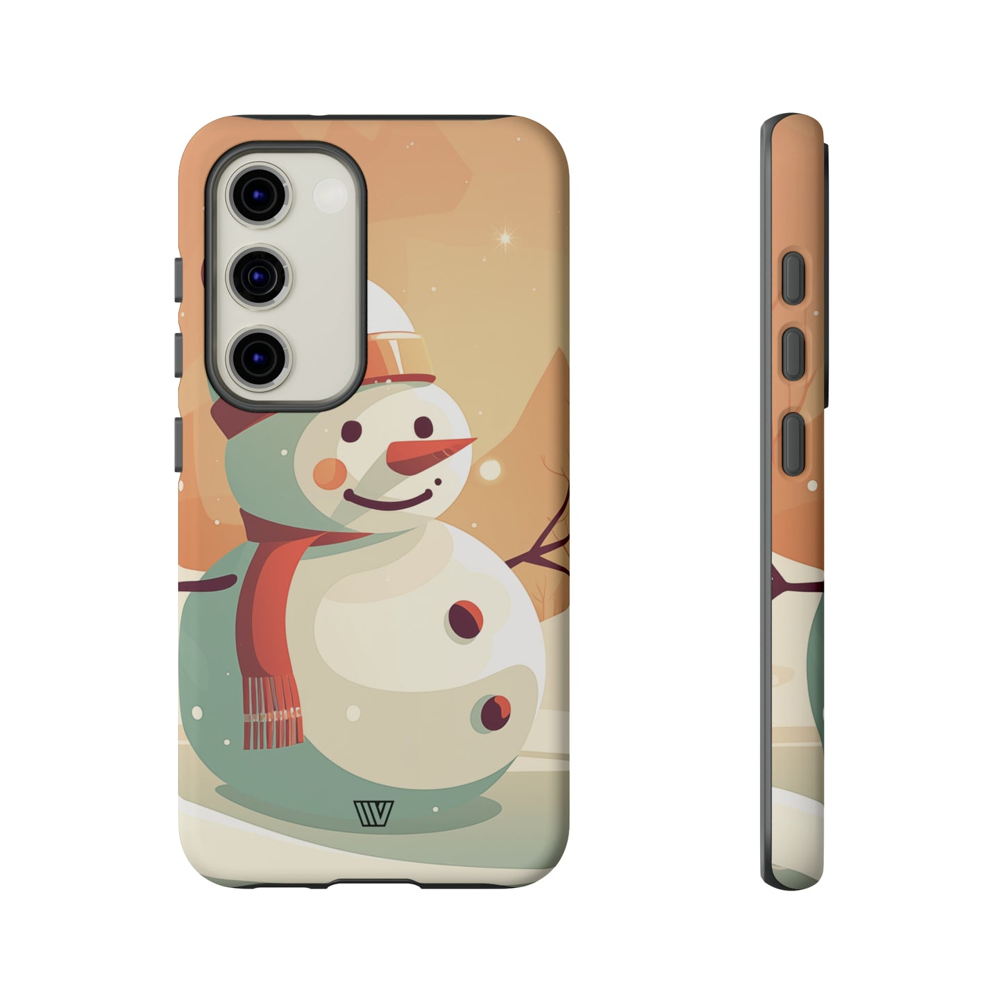 SUNSET SNOWMAN | Tough Phone Case - Trovvve