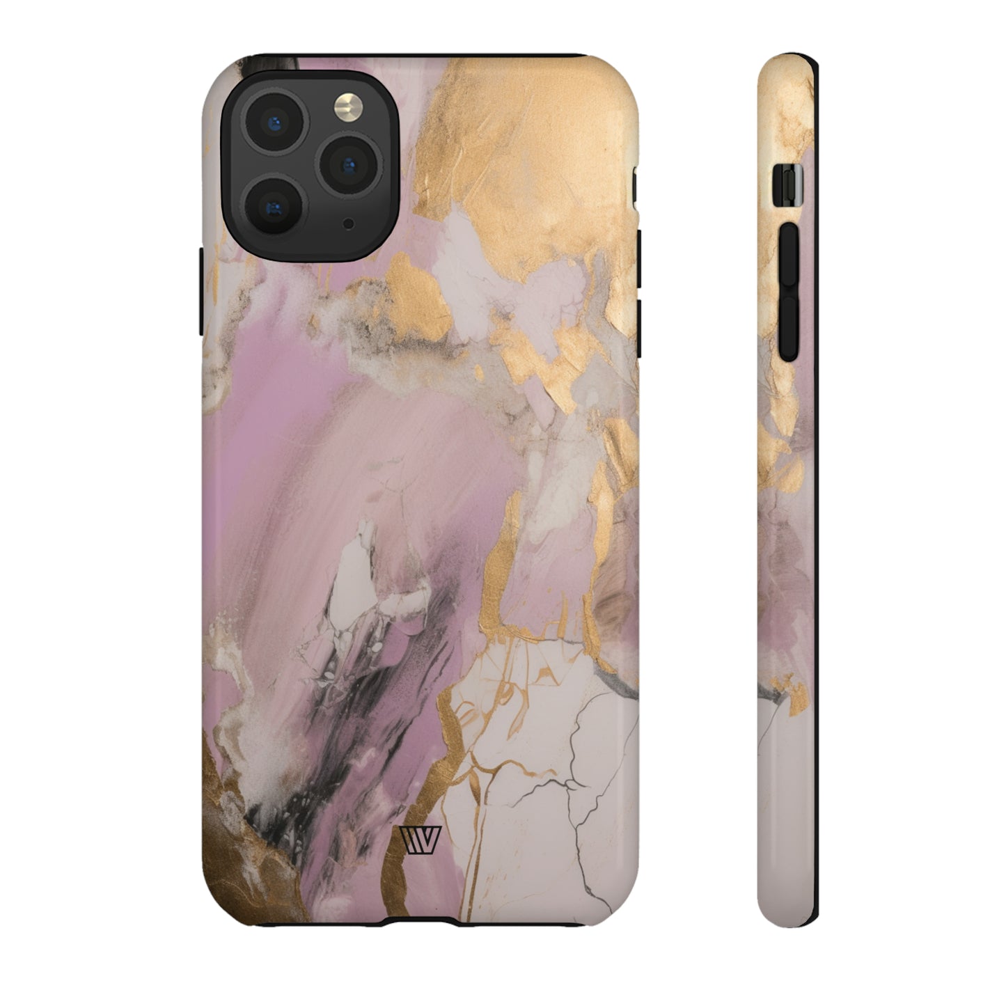 GOLD PINK ABSTRACT PAINTING | Tough Phone Case - Trovvve