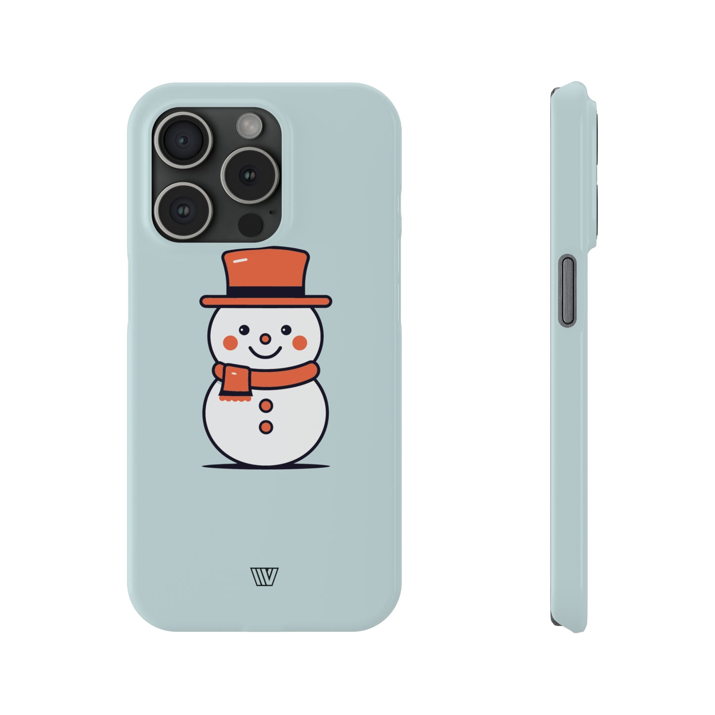 CUTE SNOWMAN | Slim iPhone Case