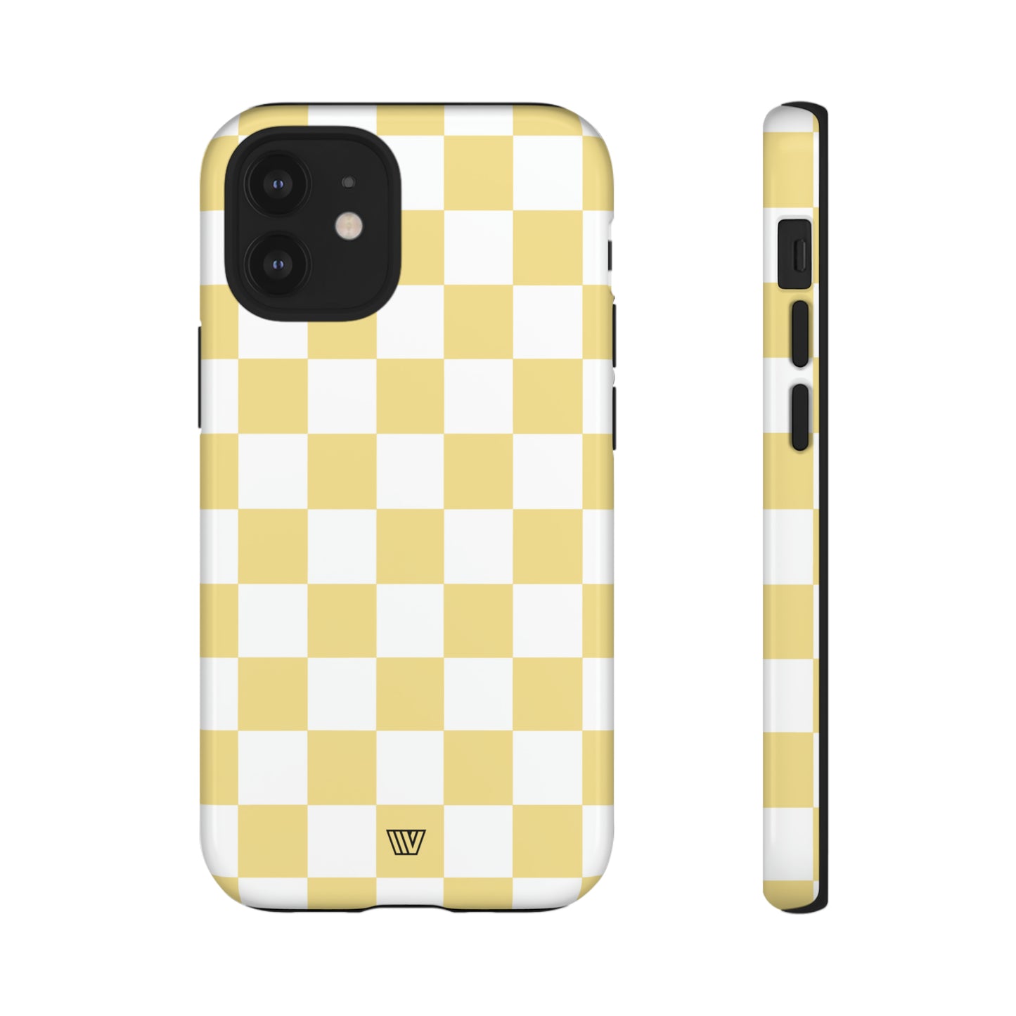 BANANA YELLOW CHECKERBOARD | Tough Phone Case - Trovvve
