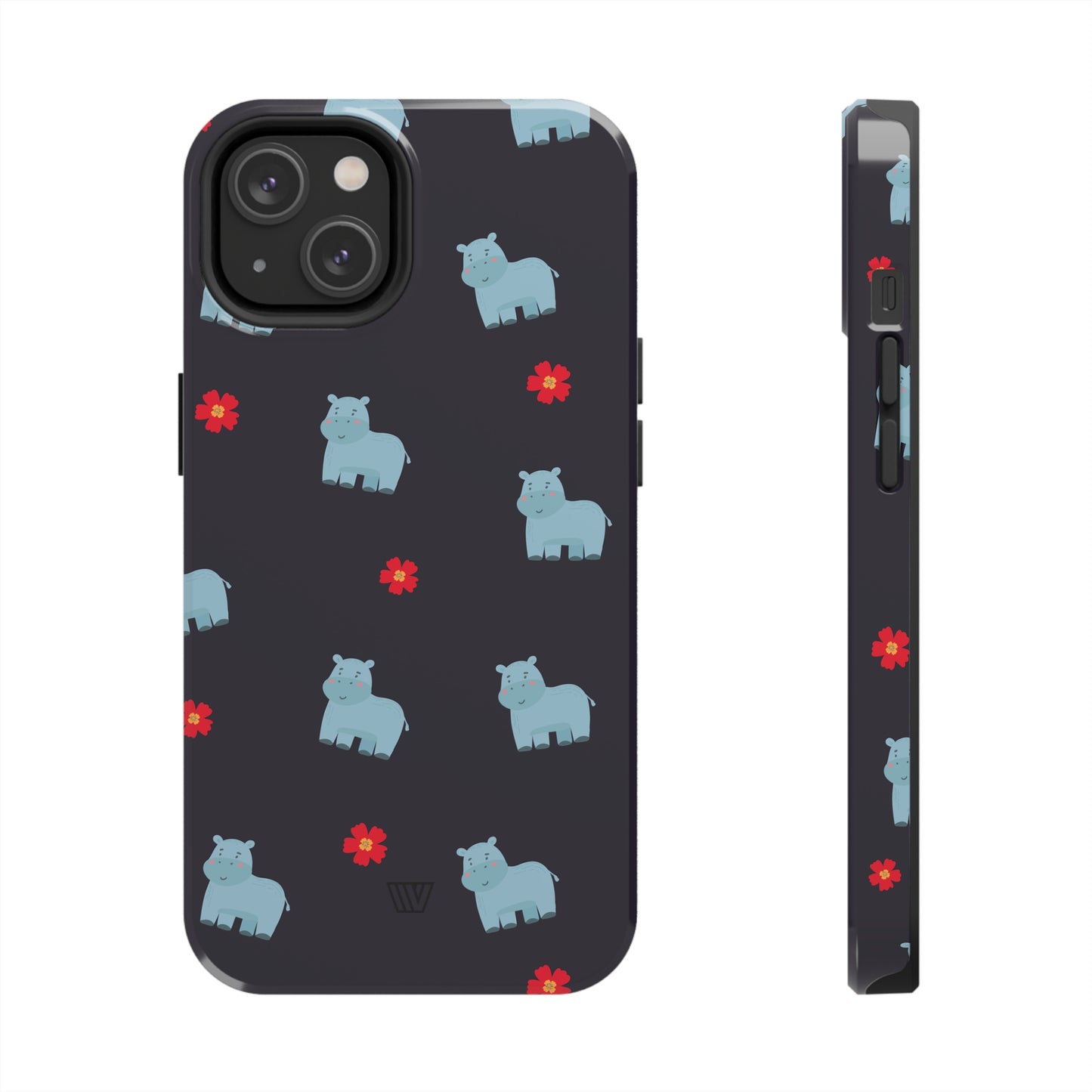 HIPPO PATTERN | Tough iPhone Case - Trovvve