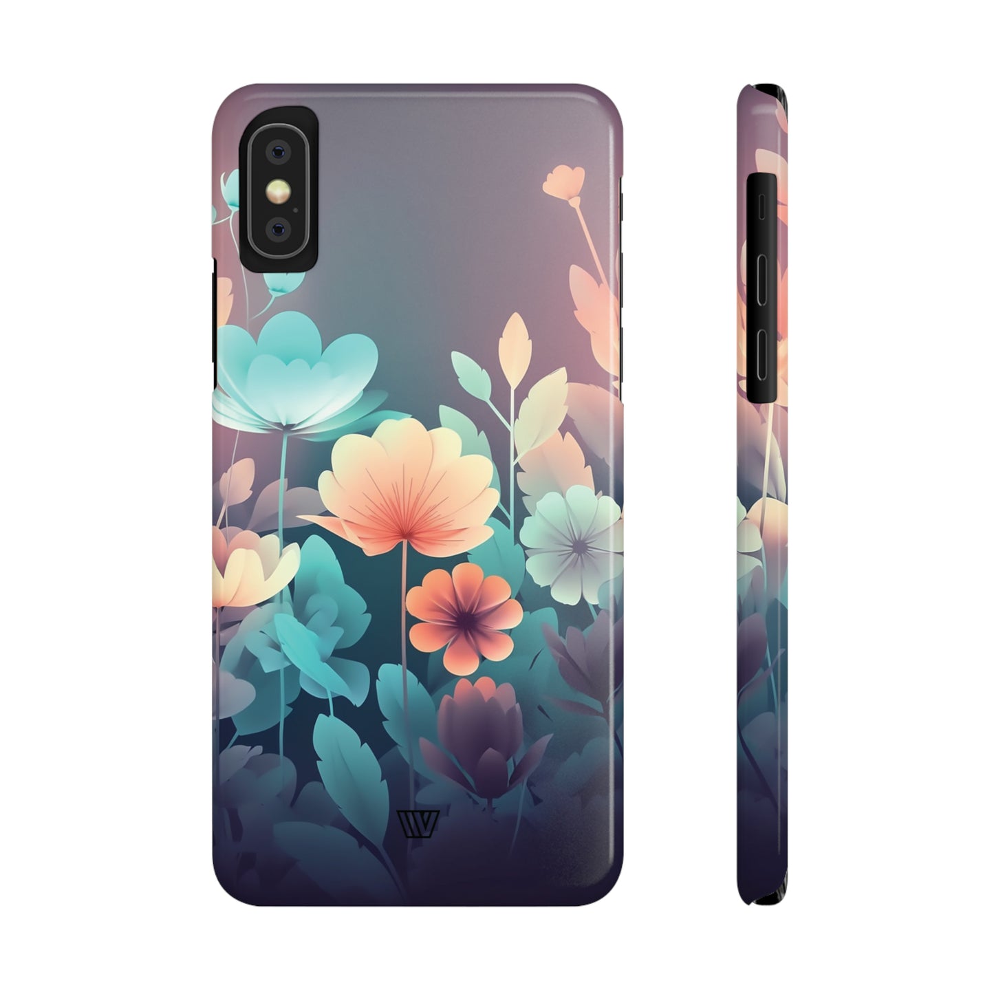 MIDNIGHT FLOWERS | Slim iPhone Case - Trovvve