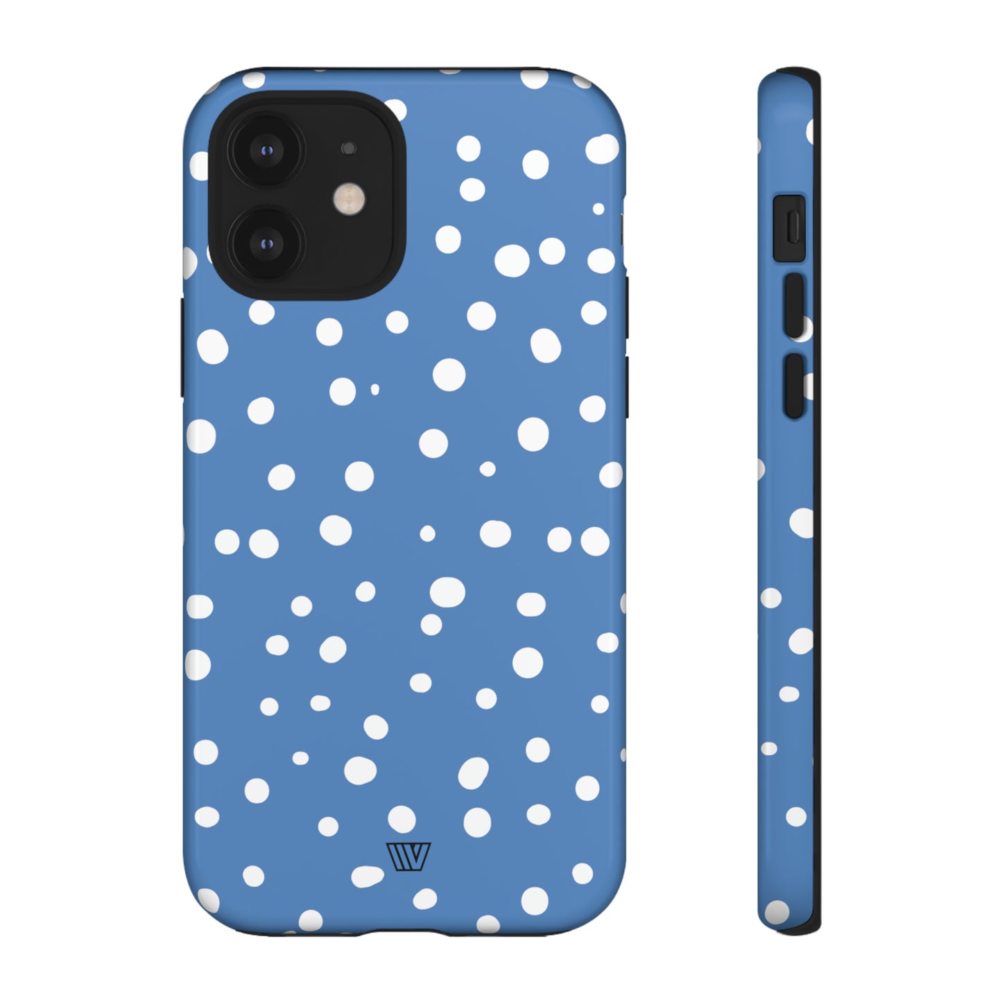 DUSTY BLUE DOTS | Tough Phone Case - Trovvve
