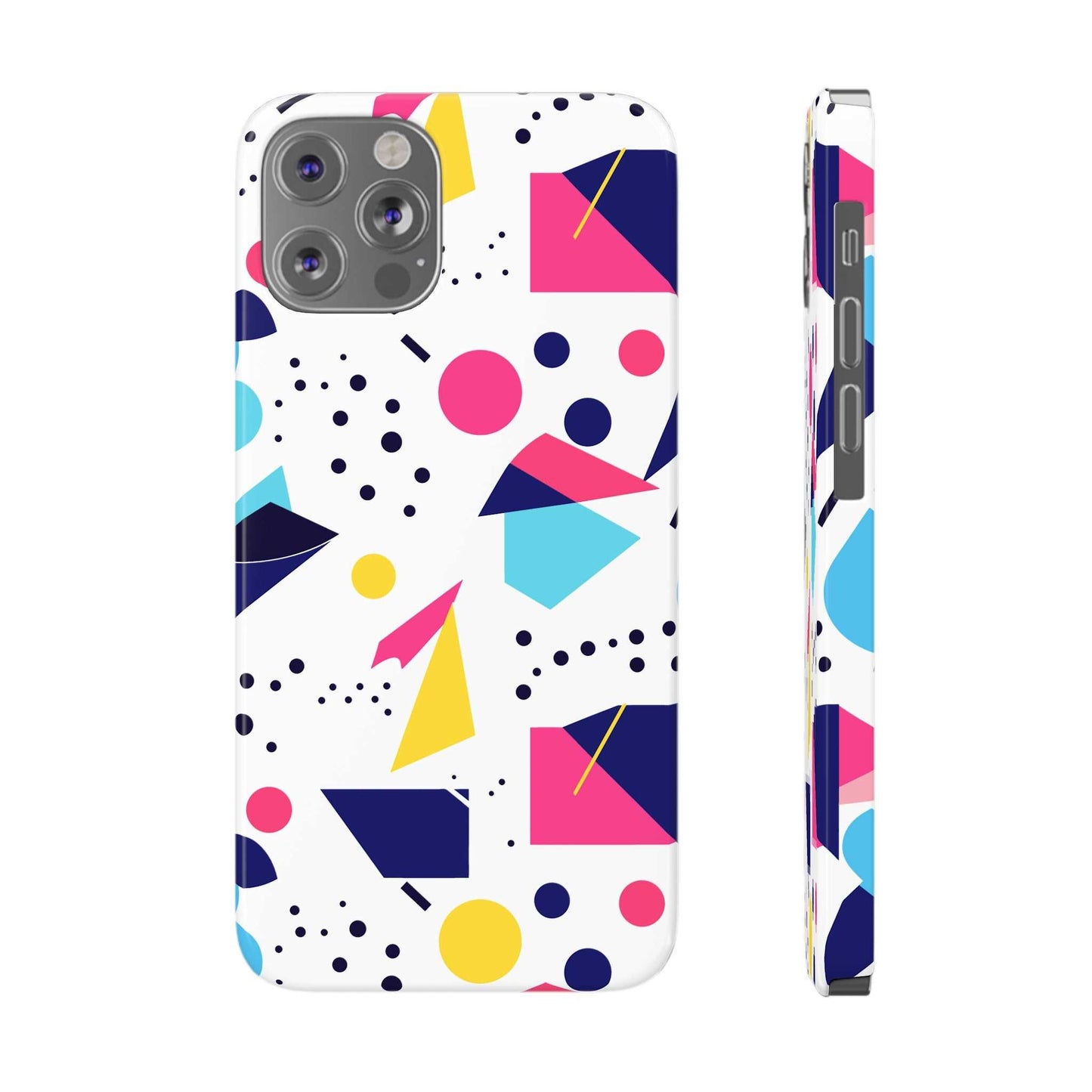 80s / 90s RETRO PATTERN LIGHT | Slim iPhone Case - Trovvve