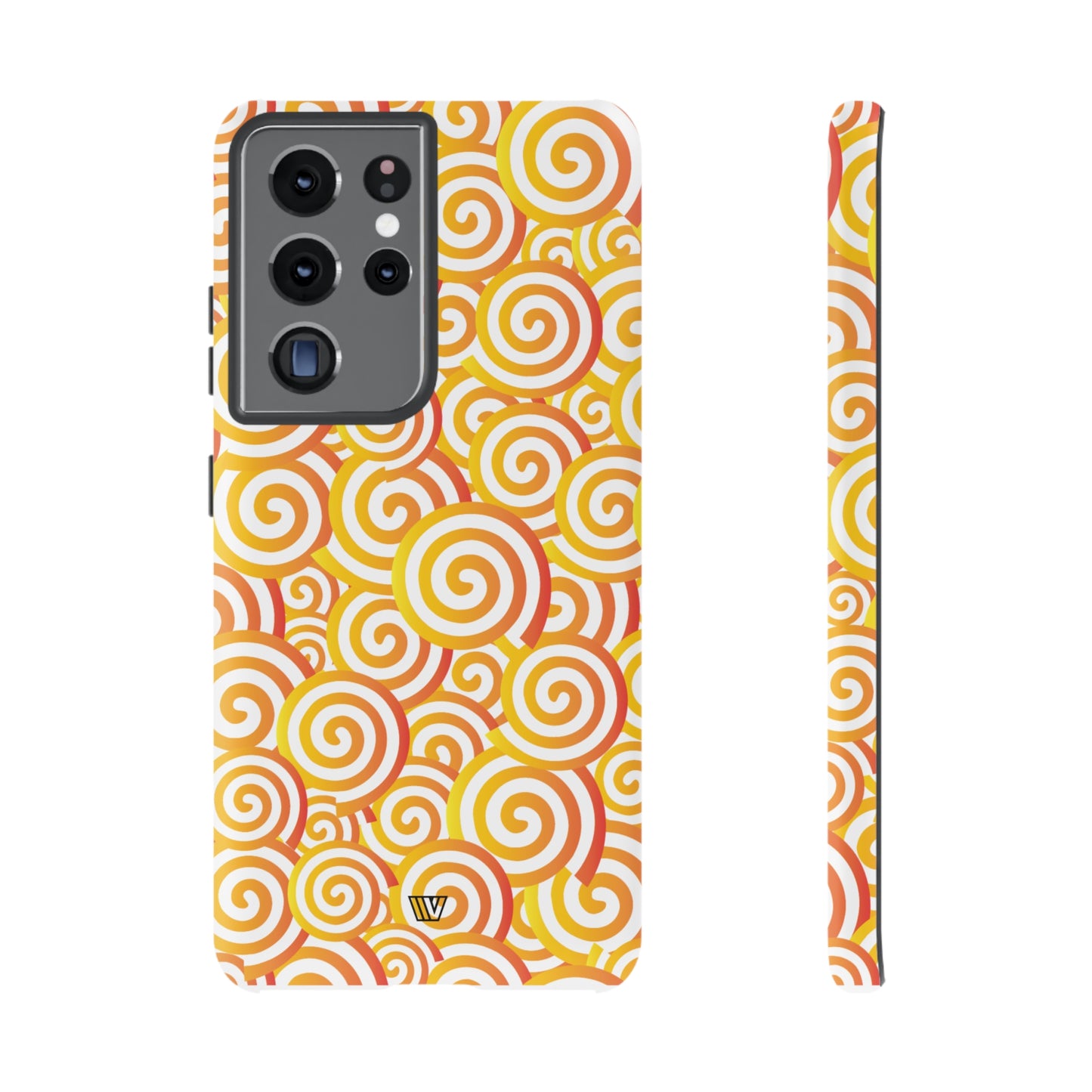 ABSTRACT SPIRAL ORANGE | Tough Phone Case - Trovvve