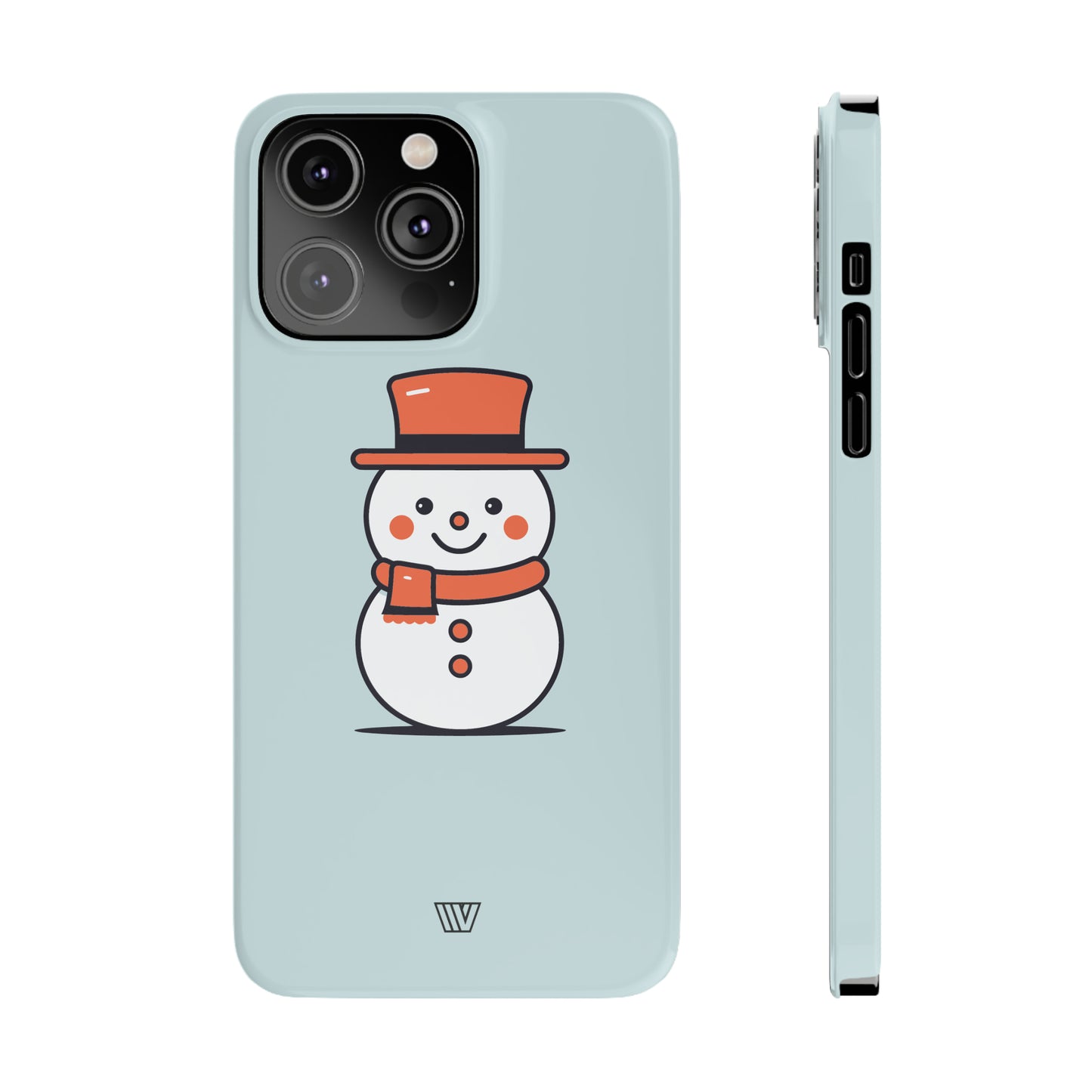 CUTE SNOWMAN | Slim iPhone Case