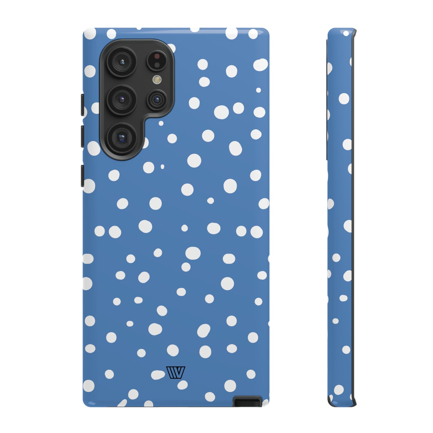 DUSTY BLUE DOTS | Tough Phone Case - Trovvve