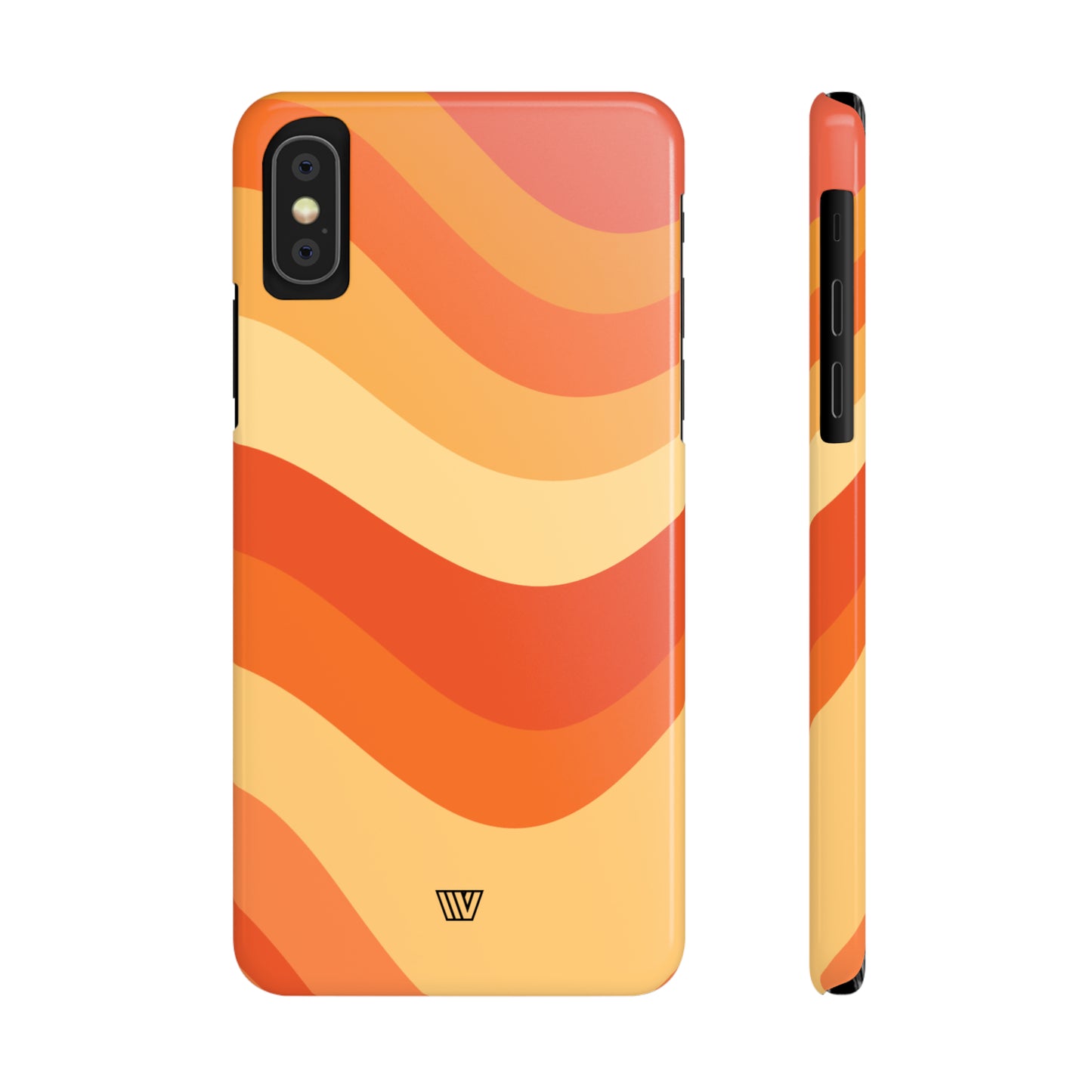 RETRO GROOVY WAVES | Slim iPhone Case - Trovvve