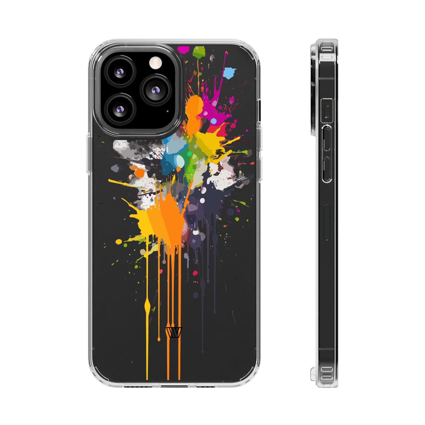 PAINT SPLATTER | Clear Phone Case
