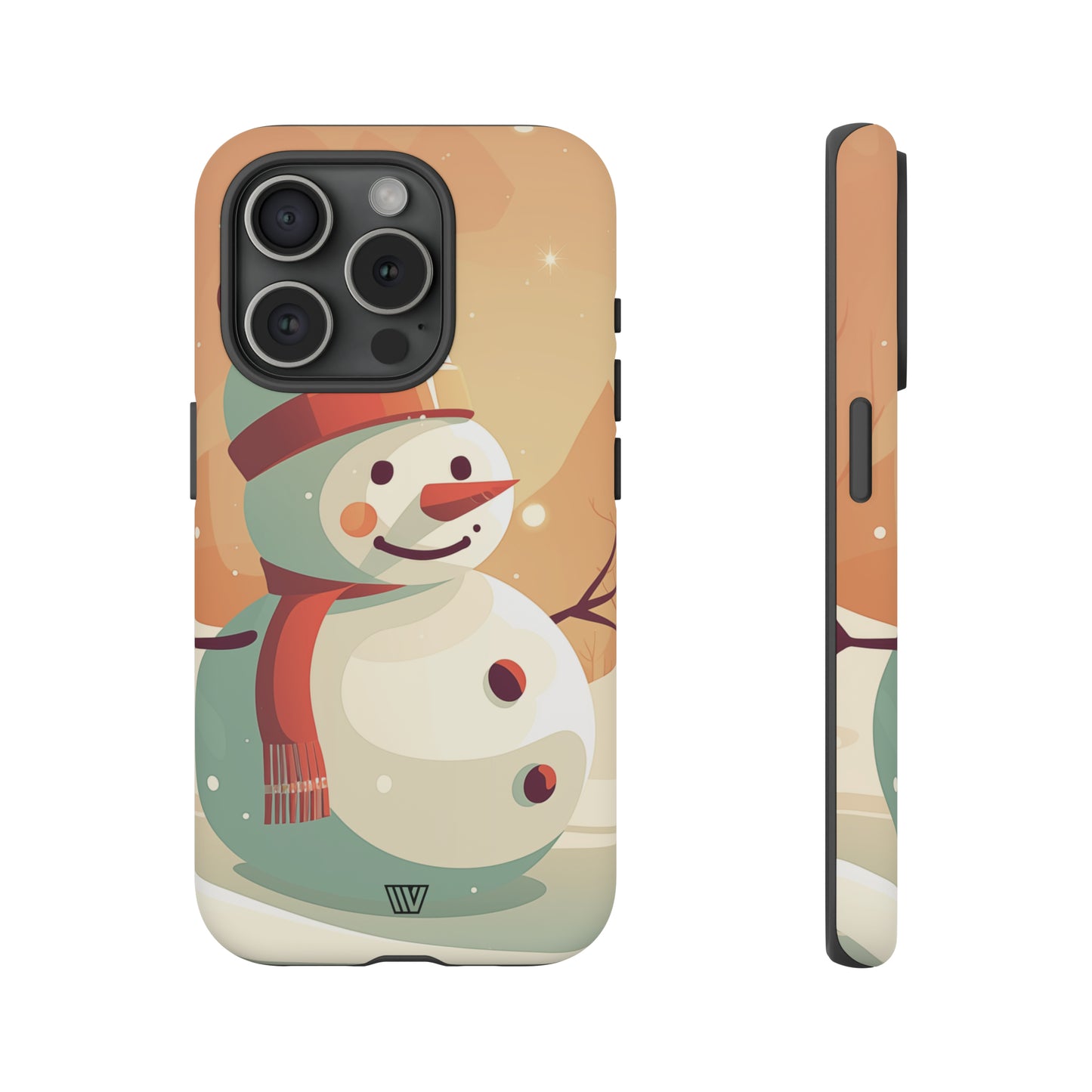 SUNSET SNOWMAN | Tough Phone Case - Trovvve