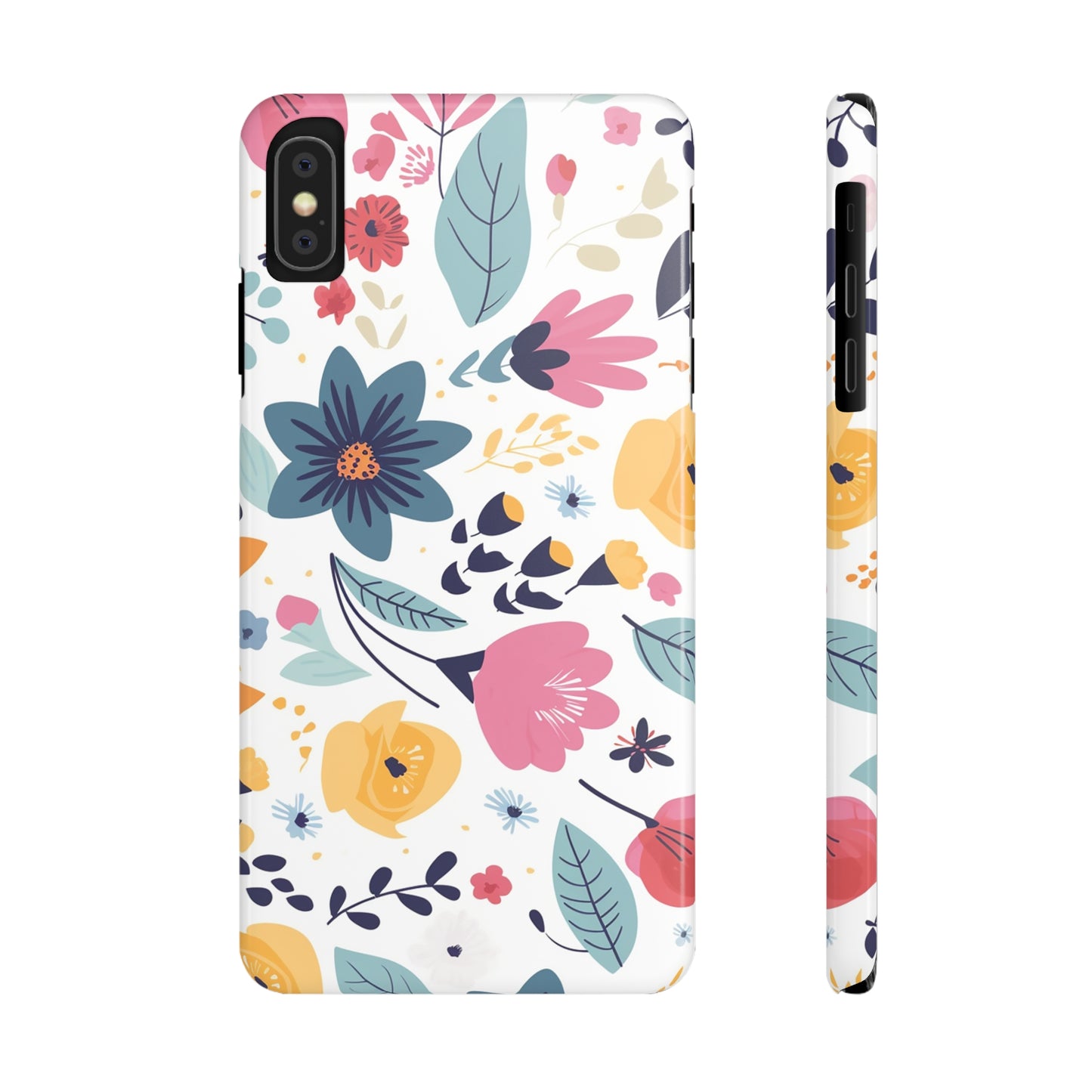 FLOWER PATTERN | Slim iPhone Case - Trovvve
