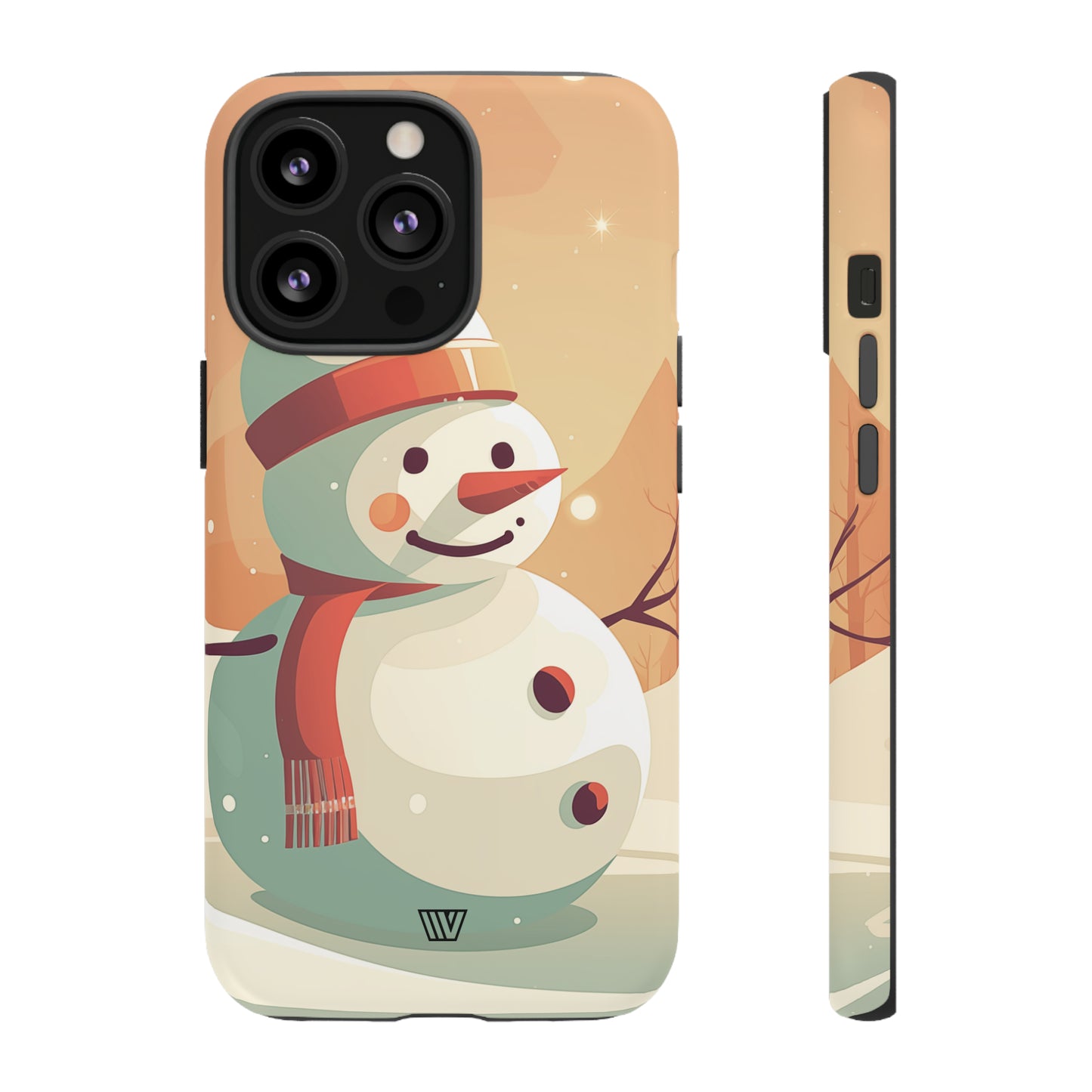 SUNSET SNOWMAN | Tough Phone Case - Trovvve