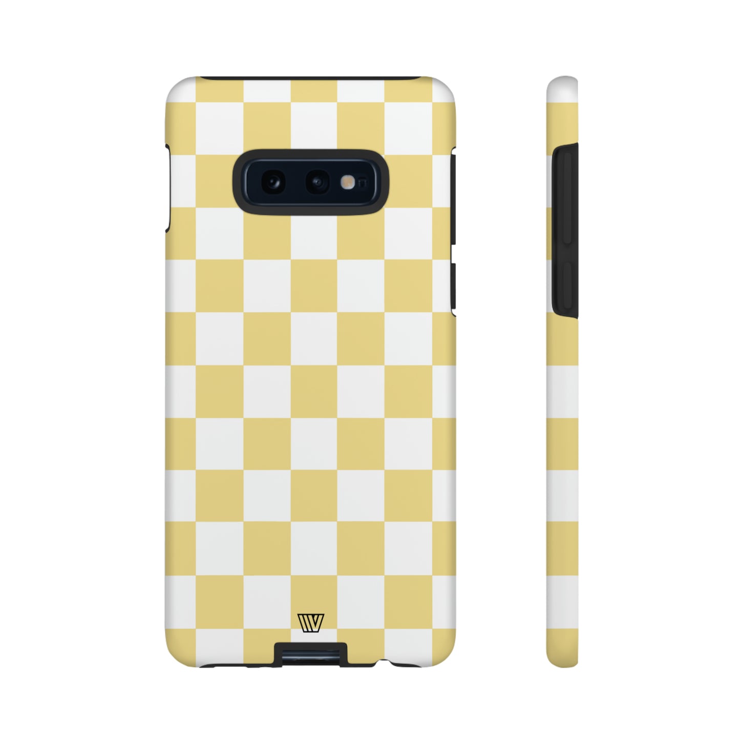 BANANA YELLOW CHECKERBOARD | Tough Phone Case - Trovvve