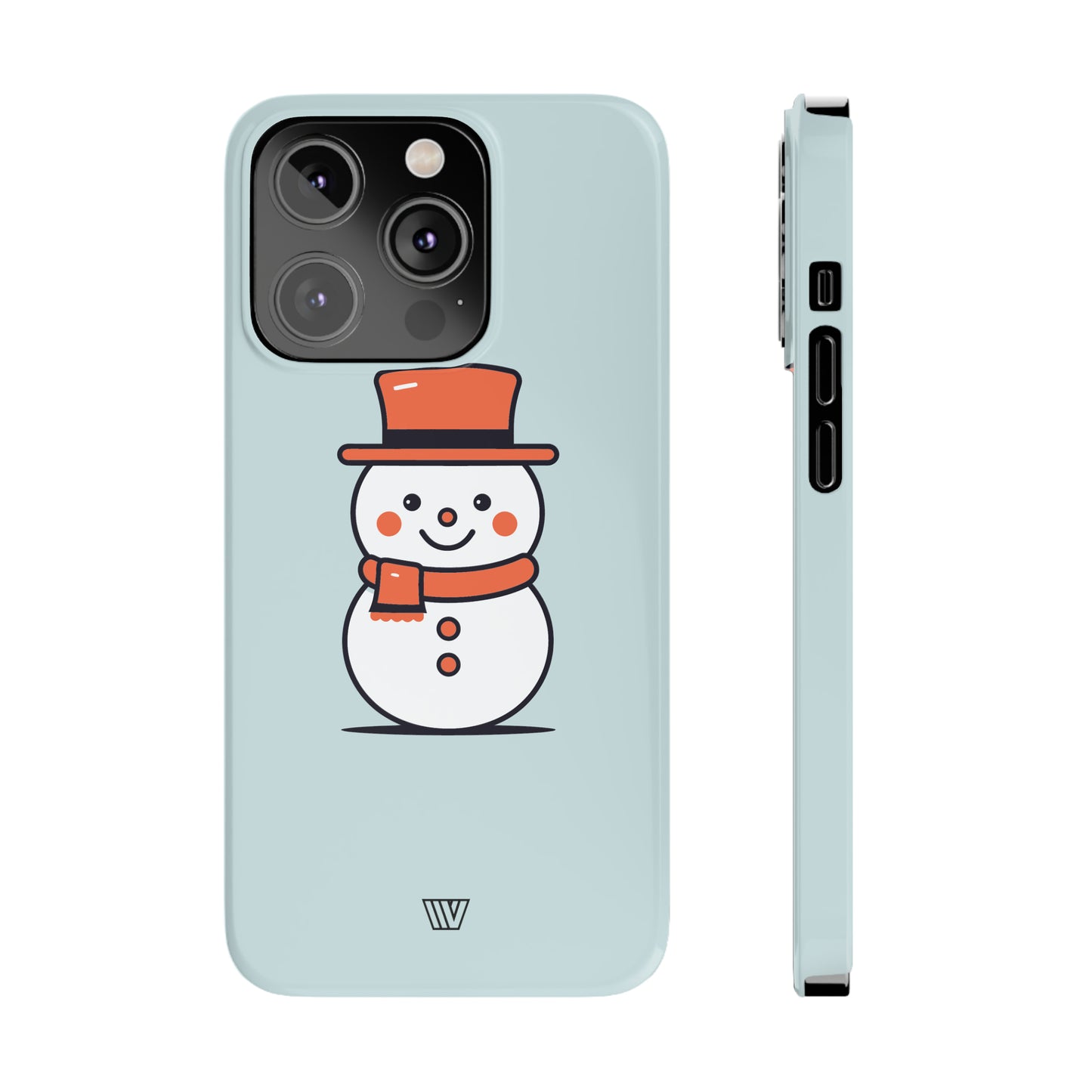 CUTE SNOWMAN | Slim iPhone Case