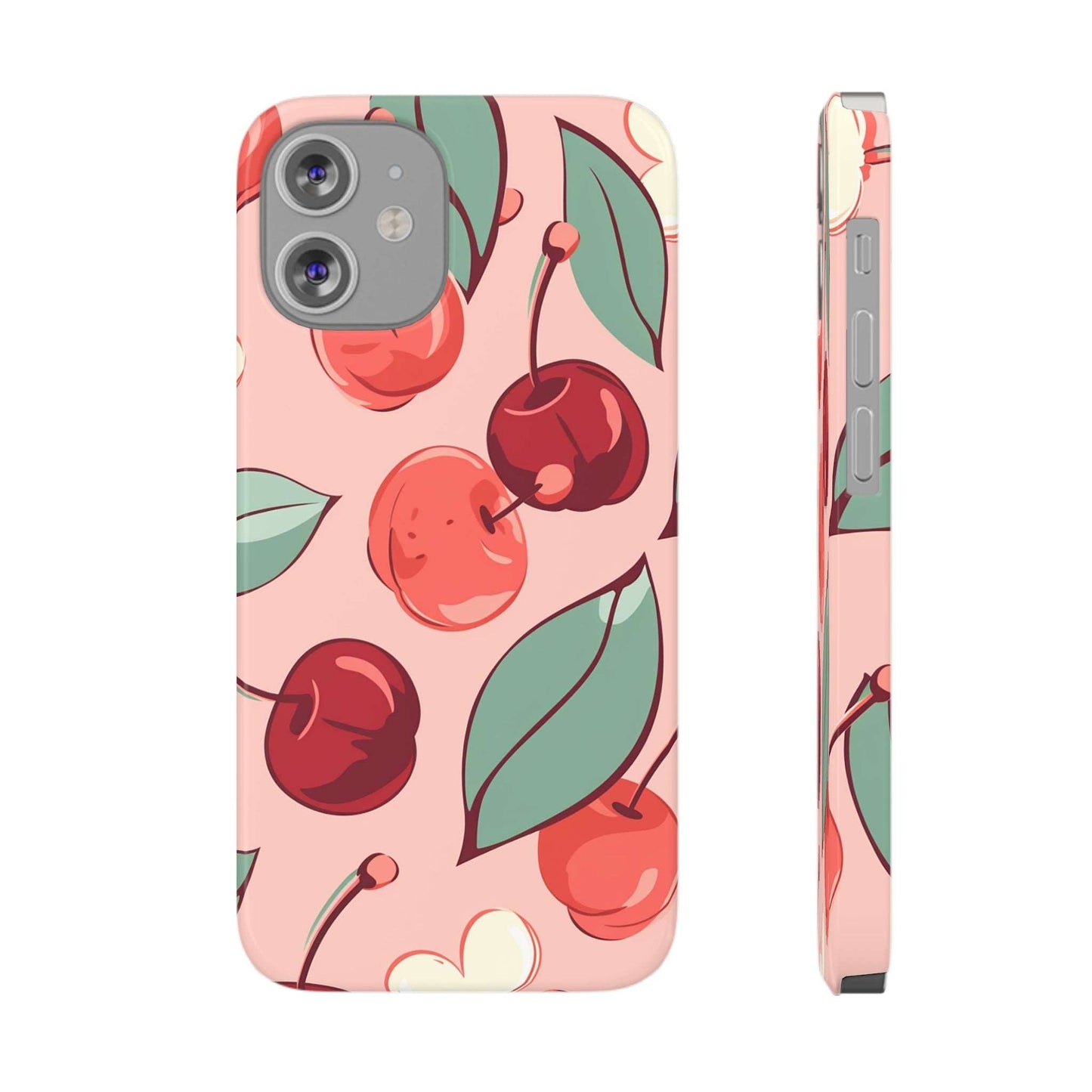 Cherry Pattern | Slim iPhone Case