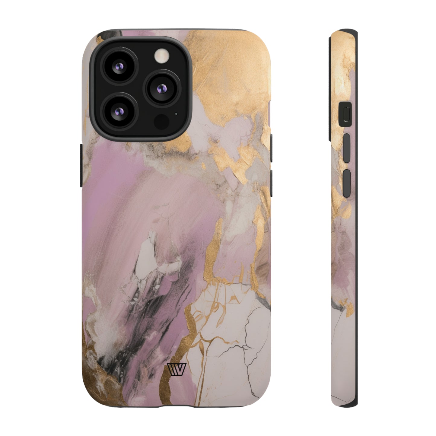 GOLD PINK ABSTRACT PAINTING | Tough Phone Case - Trovvve