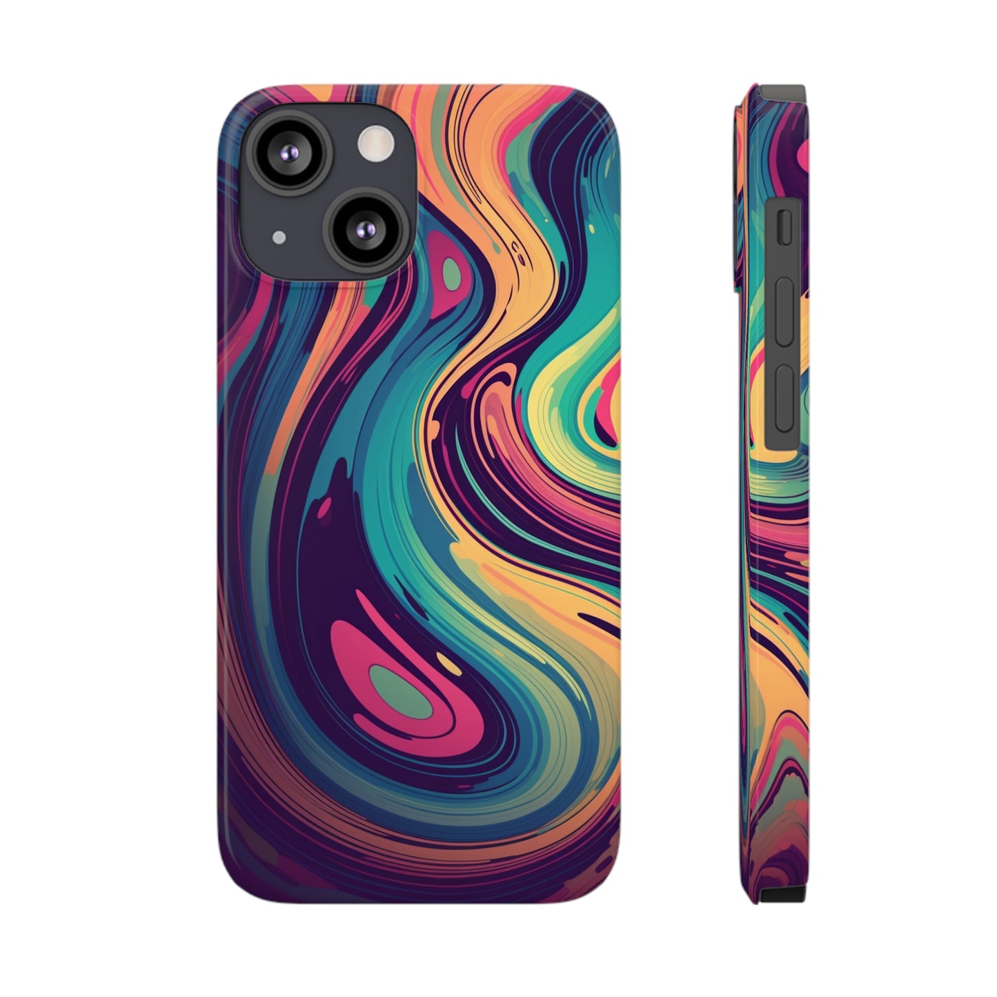COSMIC LIQUID SWIRL | | Slim iPhone Case - Trovvve