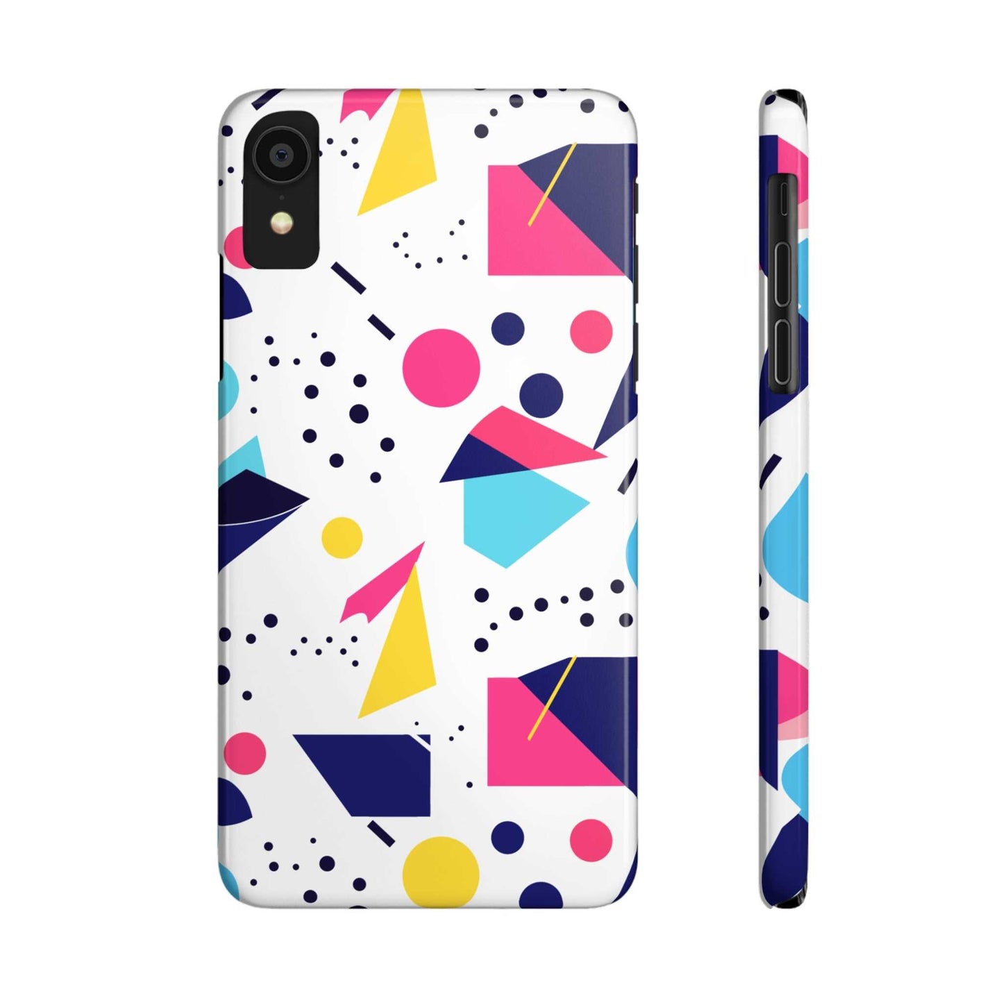 80s / 90s RETRO PATTERN LIGHT | Slim iPhone Case - Trovvve