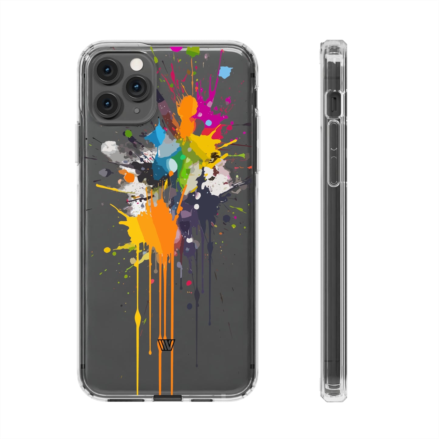 PAINT SPLATTER | Clear Phone Case