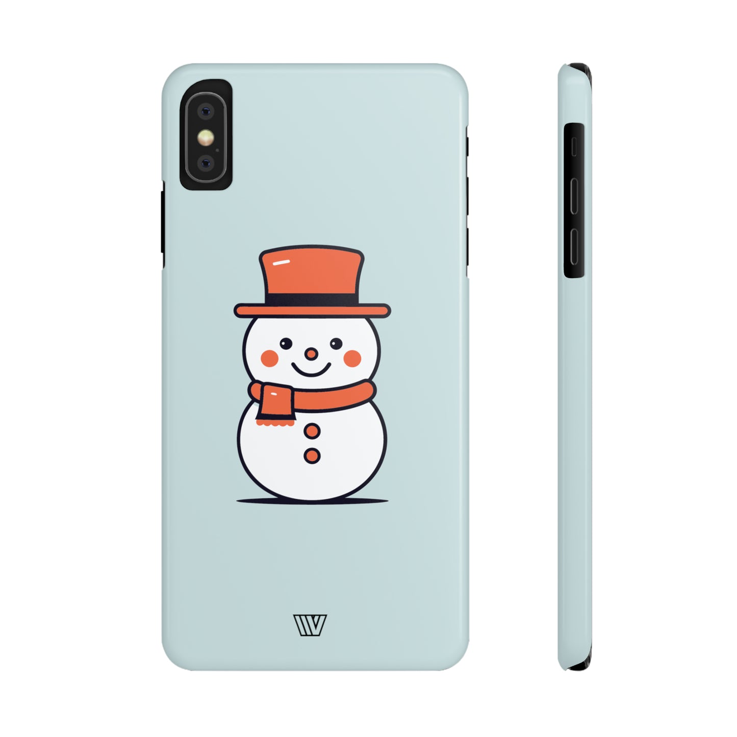 CUTE SNOWMAN | Slim iPhone Case