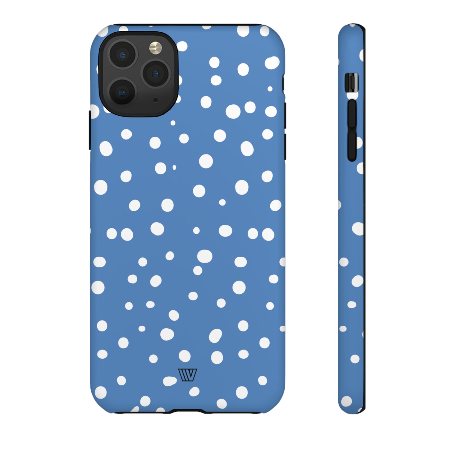 DUSTY BLUE DOTS | Tough Phone Case - Trovvve