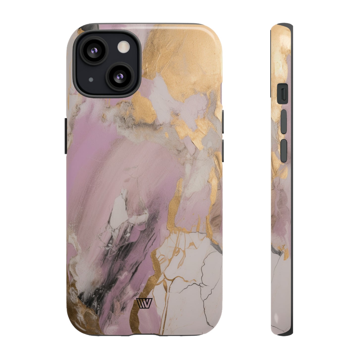 GOLD PINK ABSTRACT PAINTING | Tough Phone Case - Trovvve