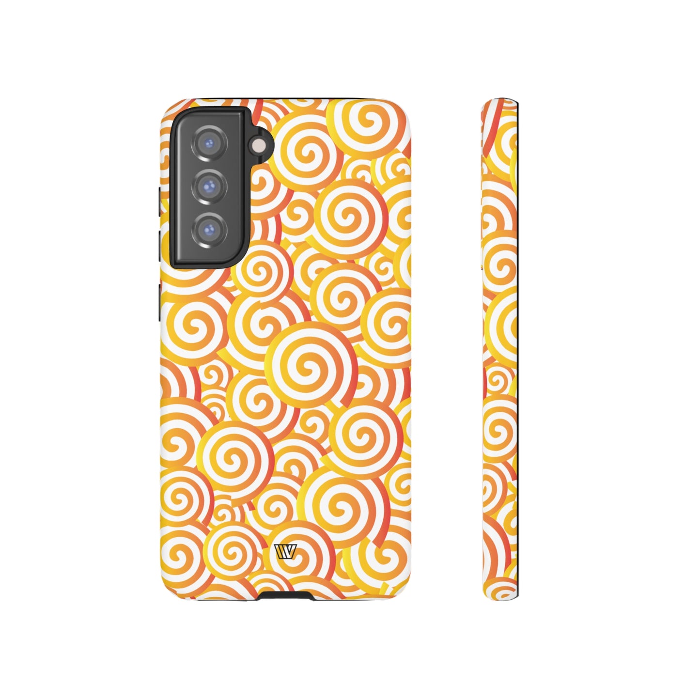 ABSTRACT SPIRAL ORANGE | Tough Phone Case - Trovvve