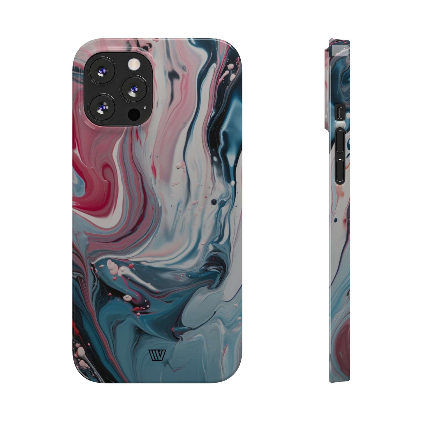 BLUE PASTEL SWIRL | Slim iPhone Case