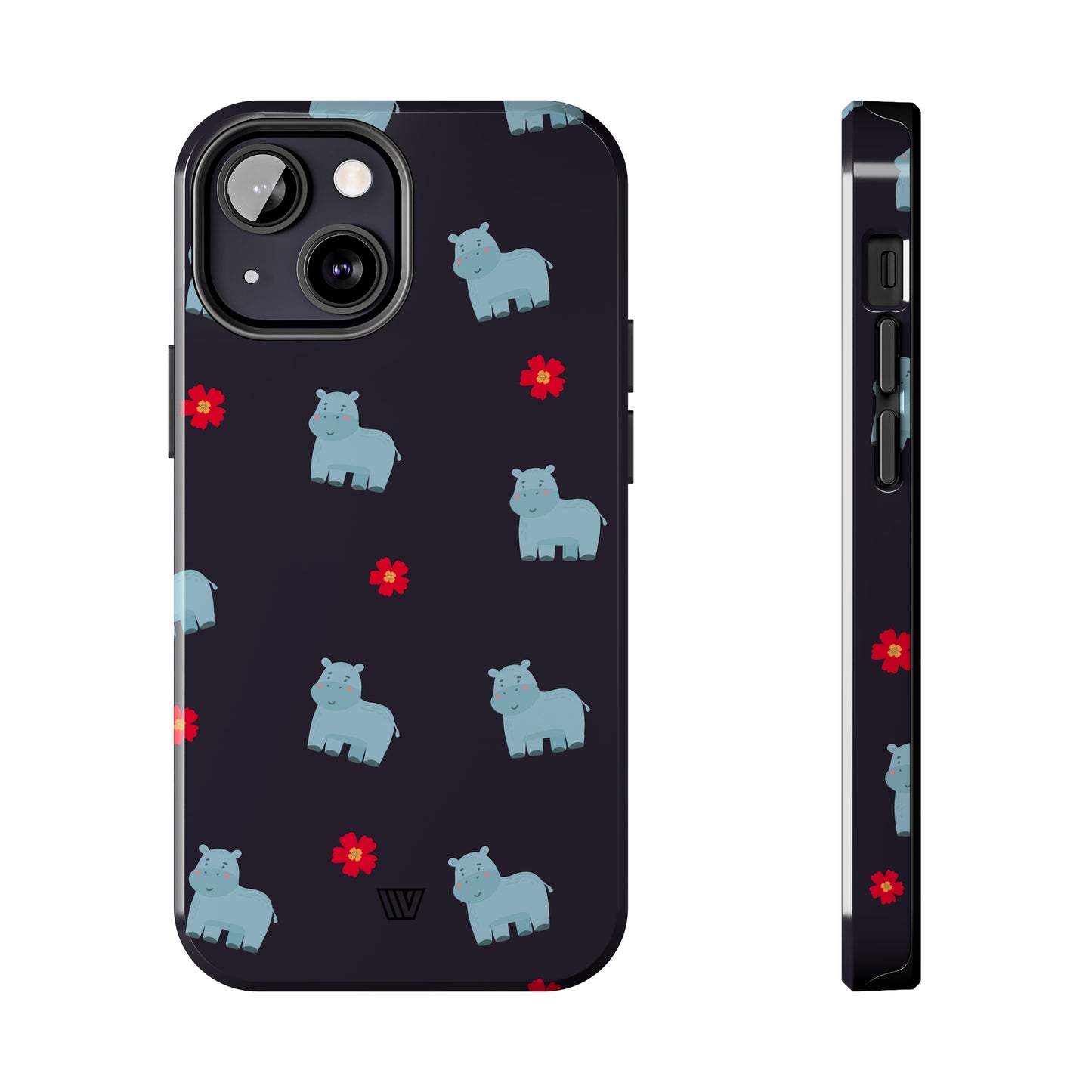 HIPPO PATTERN | Tough iPhone Case - Trovvve