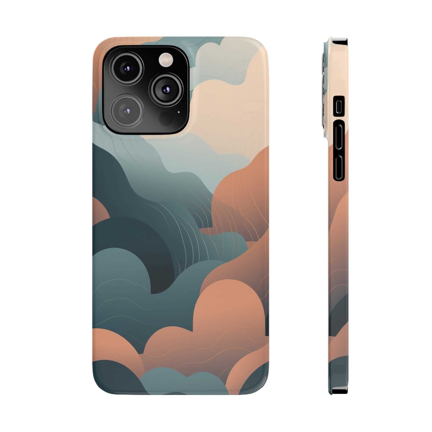 ABSTRACT FLUFFY CLOUDS | Slim iPhone Case - Trovvve
