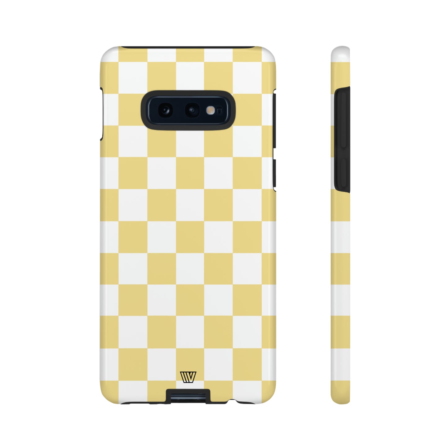 BANANA YELLOW CHECKERBOARD | Tough Phone Case - Trovvve