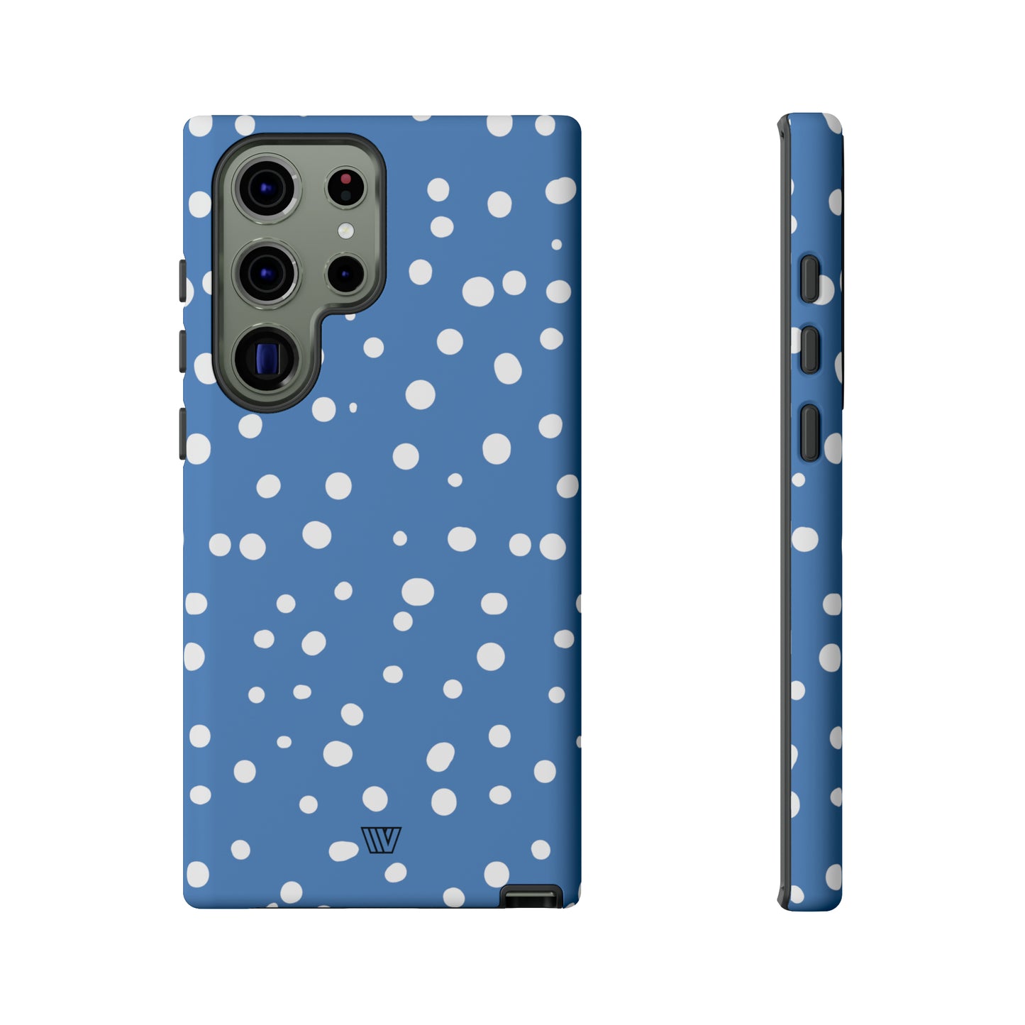 DUSTY BLUE DOTS | Tough Phone Case - Trovvve