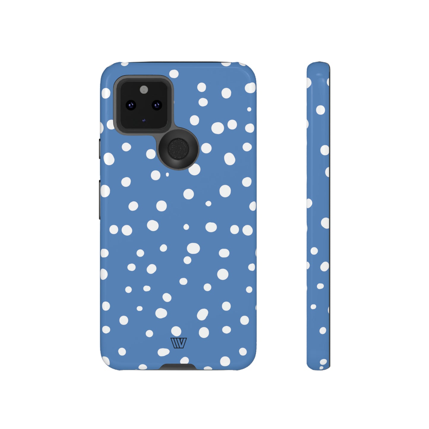 DUSTY BLUE DOTS | Tough Phone Case - Trovvve