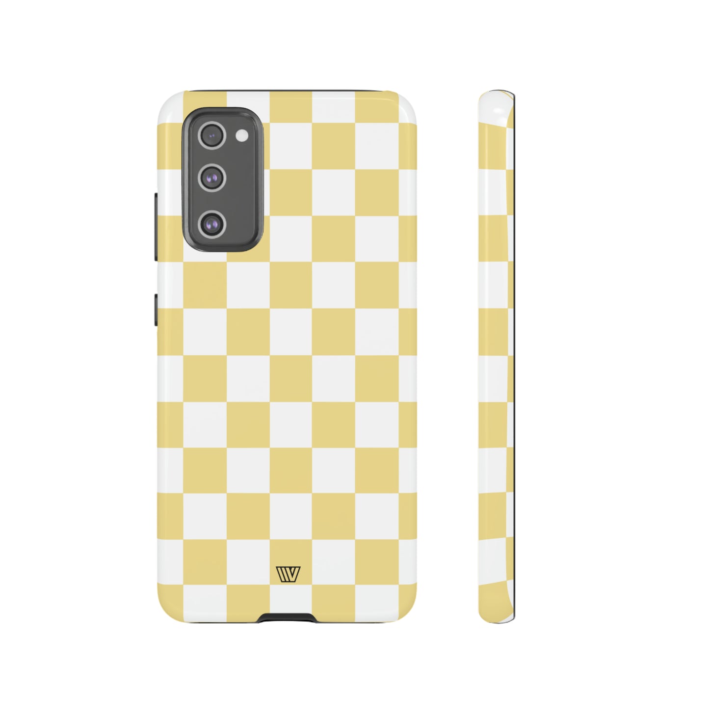 BANANA YELLOW CHECKERBOARD | Tough Phone Case - Trovvve