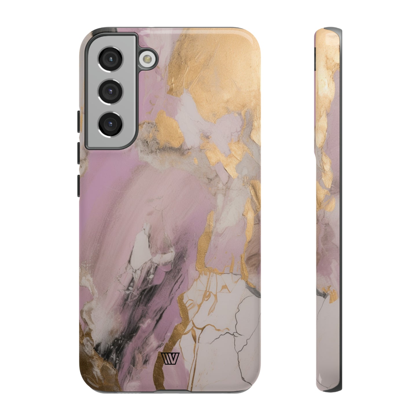 GOLD PINK ABSTRACT PAINTING | Tough Phone Case - Trovvve