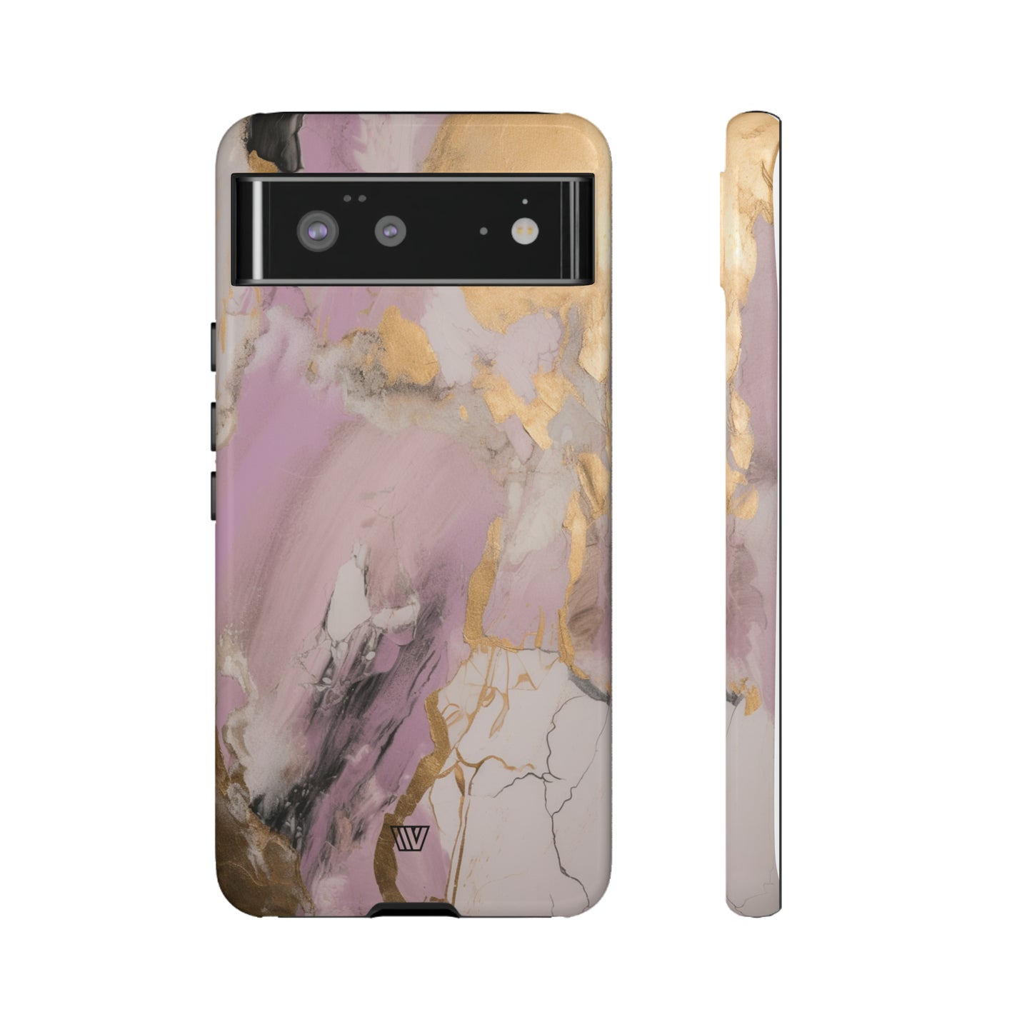 GOLD PINK ABSTRACT PAINTING | Tough Phone Case - Trovvve
