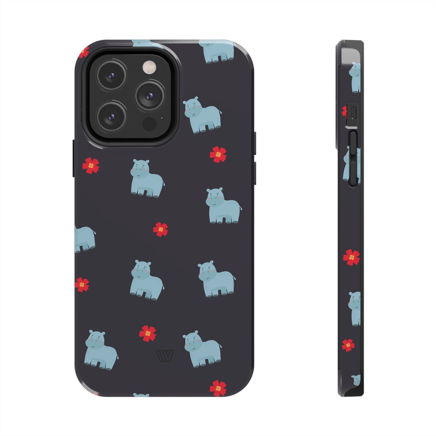 HIPPO PATTERN | Tough iPhone Case - Trovvve