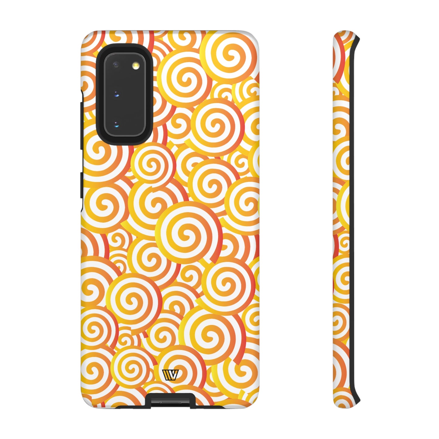 ABSTRACT SPIRAL ORANGE | Tough Phone Case - Trovvve