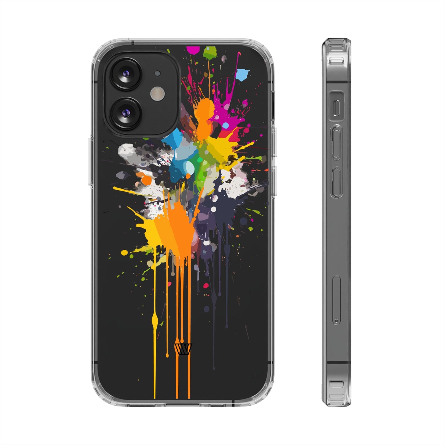 PAINT SPLATTER | Clear Phone Case