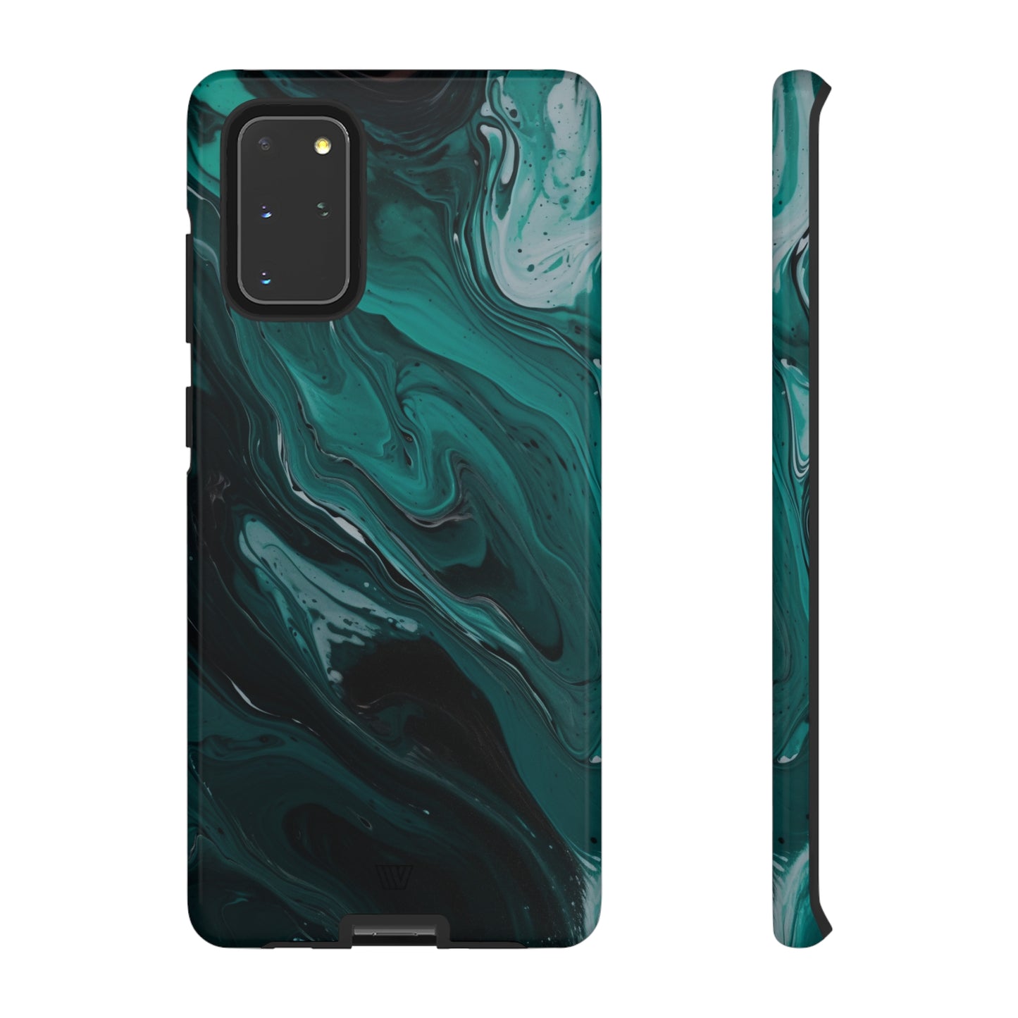 TEAL PAINT SWIRL | Tough Phone Case - Trovvve