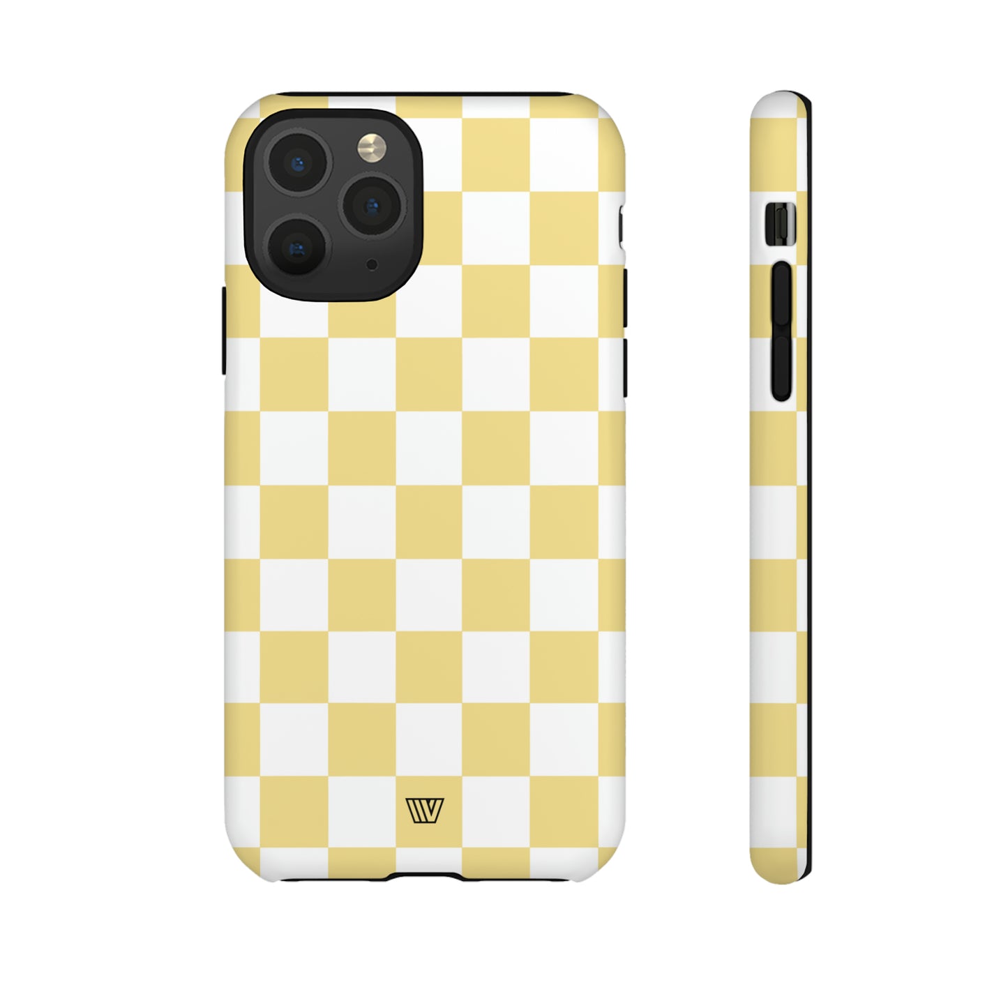 BANANA YELLOW CHECKERBOARD | Tough Phone Case - Trovvve