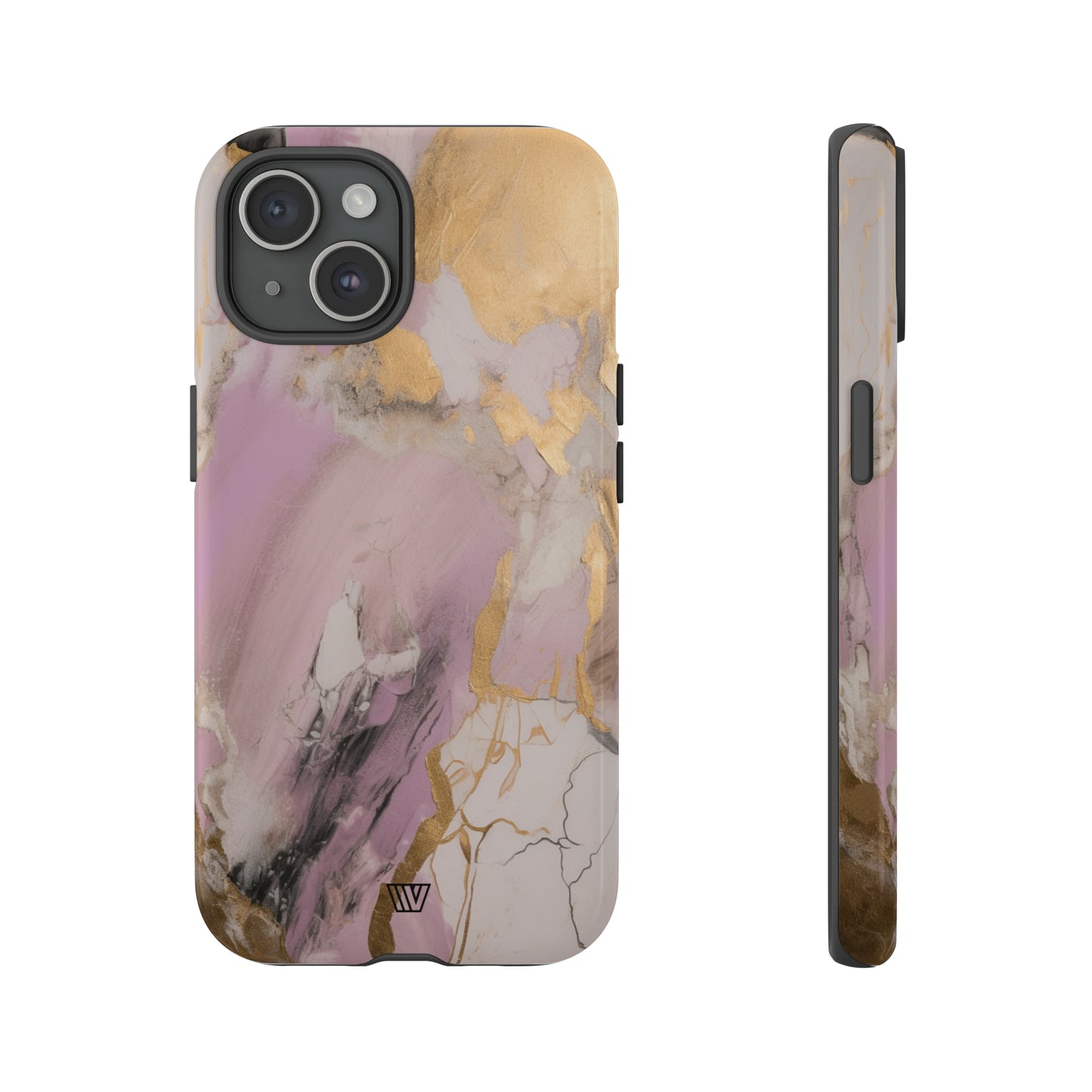 GOLD PINK ABSTRACT PAINTING | Tough Phone Case - Trovvve